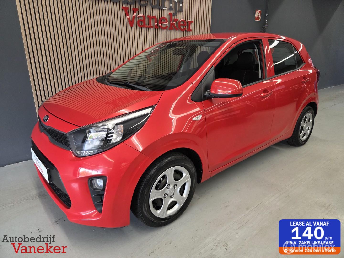 Kia Picanto 1.0 CVVT ComfortLine|A/C|Carplay|Metallic rood 2017 - voorkant