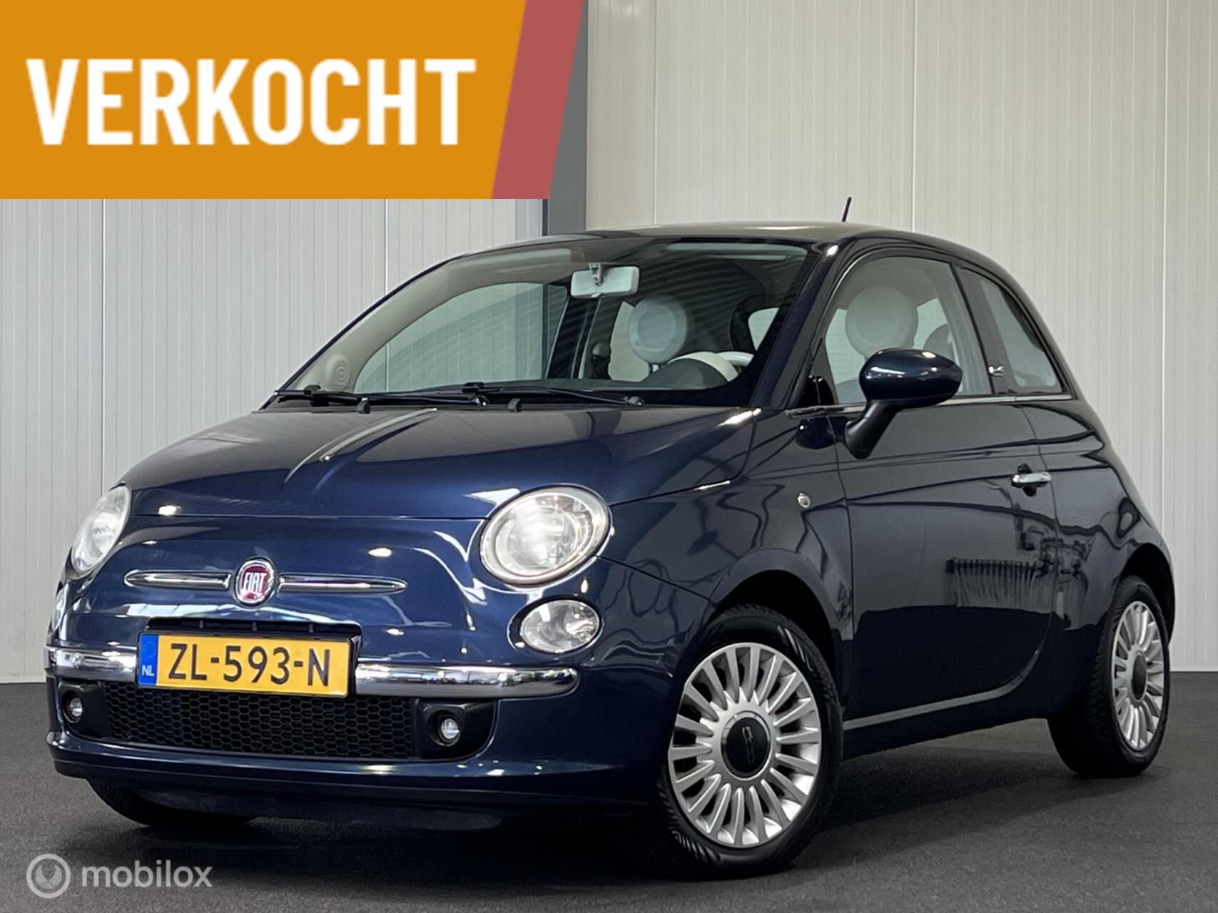 Fiat Fiat 500 1.2 Lounge [ historie panorama climate ] 2008 - voorkant