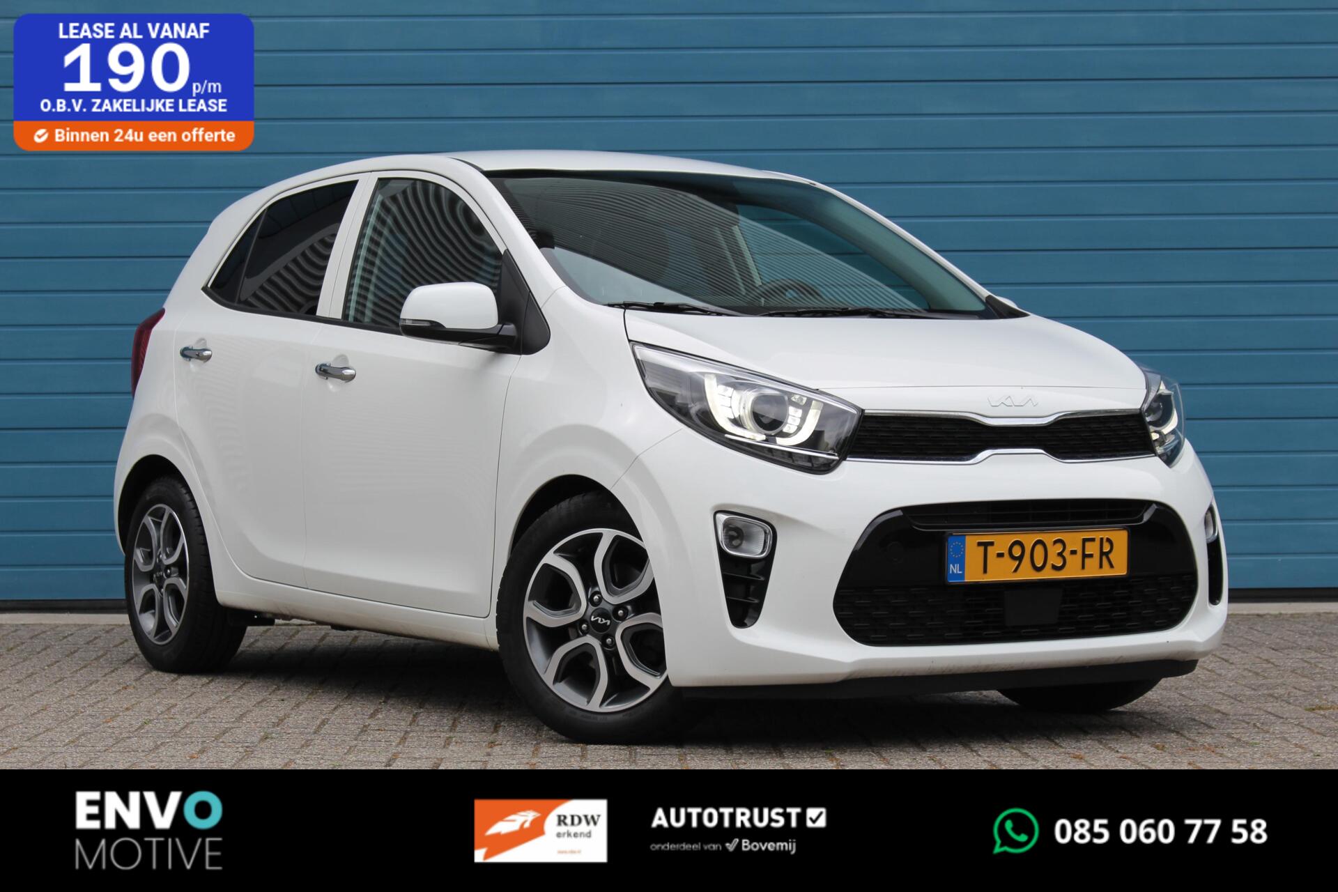 Kia Picanto 1.0 DPi DynamicPlusLine | Carplay/PDC/Navi/Clima 2023 - voorkant