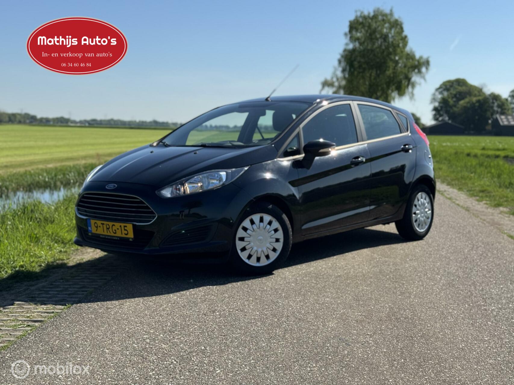 Ford Fiesta 1.6 TDCi Style Diesel Airco NAP tellerstand! 2014 - voorkant