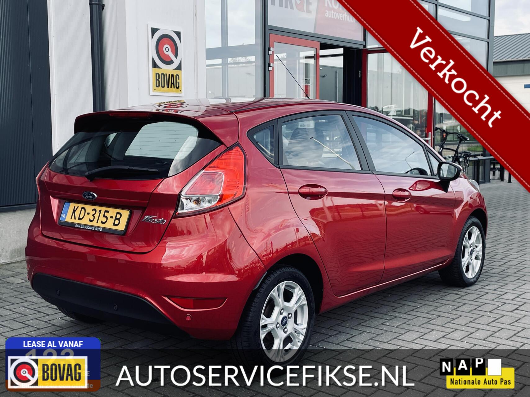 Ford Fiesta 1.0 TITANIUM | LED & MISTLAMPEN | AIRCO & CRUISE 2016 - voorkant