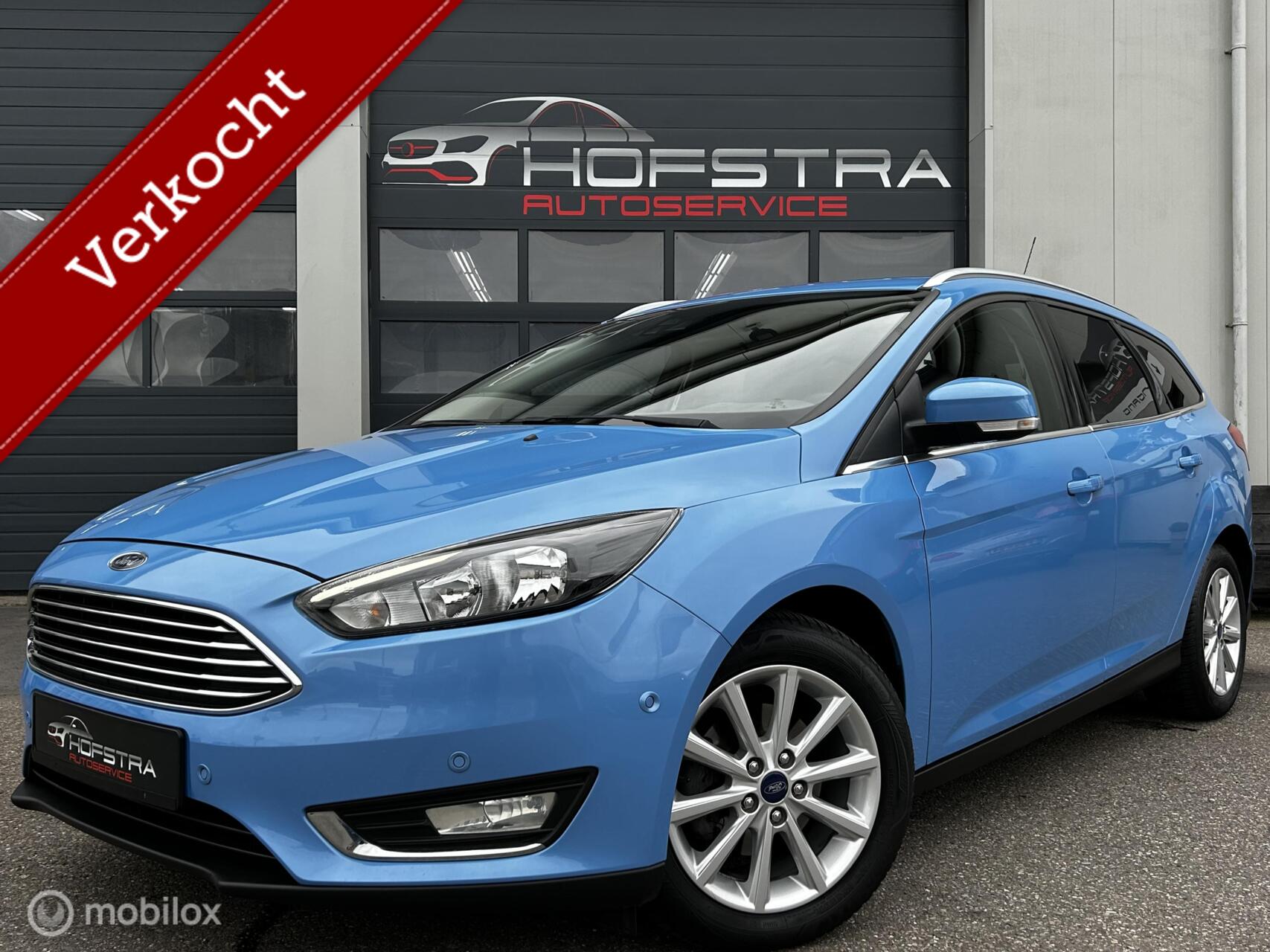 Ford Focus 1.0 Titanium Navi Stuur/stoel/raamverwarming Luxe 2016 - voorkant