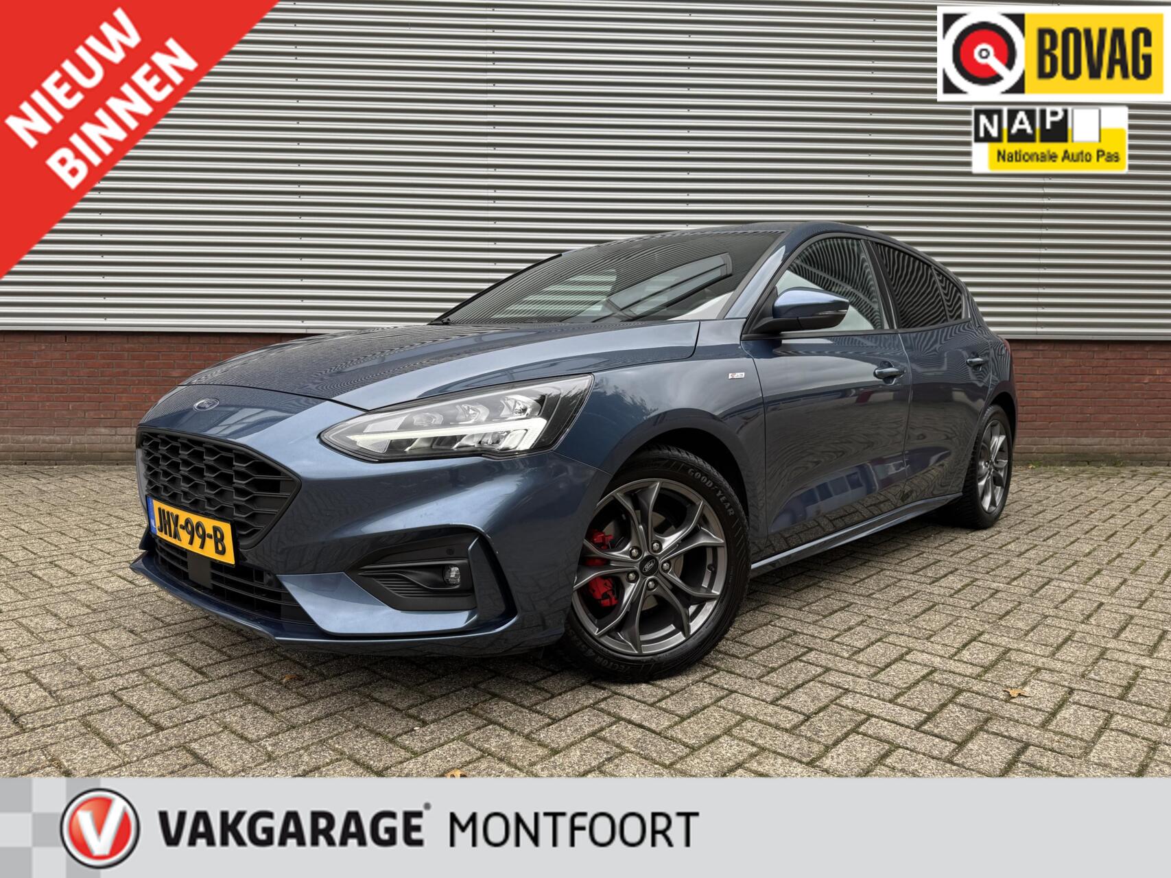 Ford Focus 1.5 EcoBoost ST Line X Business|Automaat|Stoel/stuur verwarming|Adap.Cruise|Camera|Keyless|Carplay|Navi| 2021 - voorkant