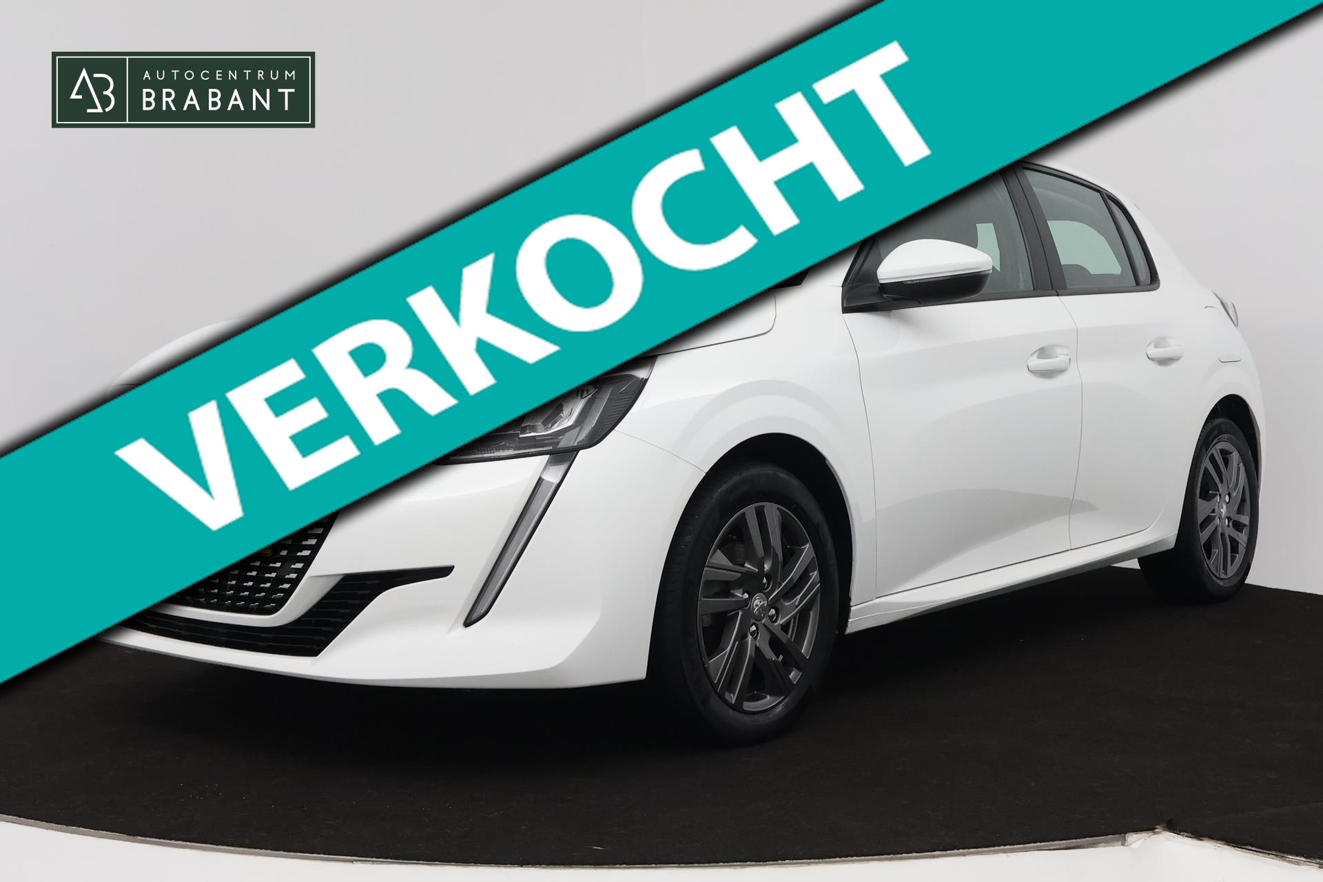 Peugeot 208 1.2 PureTech Blue Lease Active (PARKEERSENSOREN ACHTER, NAVIGATIE, BLUETOOTH, NL-AUTO, GOED ONDERHOUDEN) 2021 - voorkant