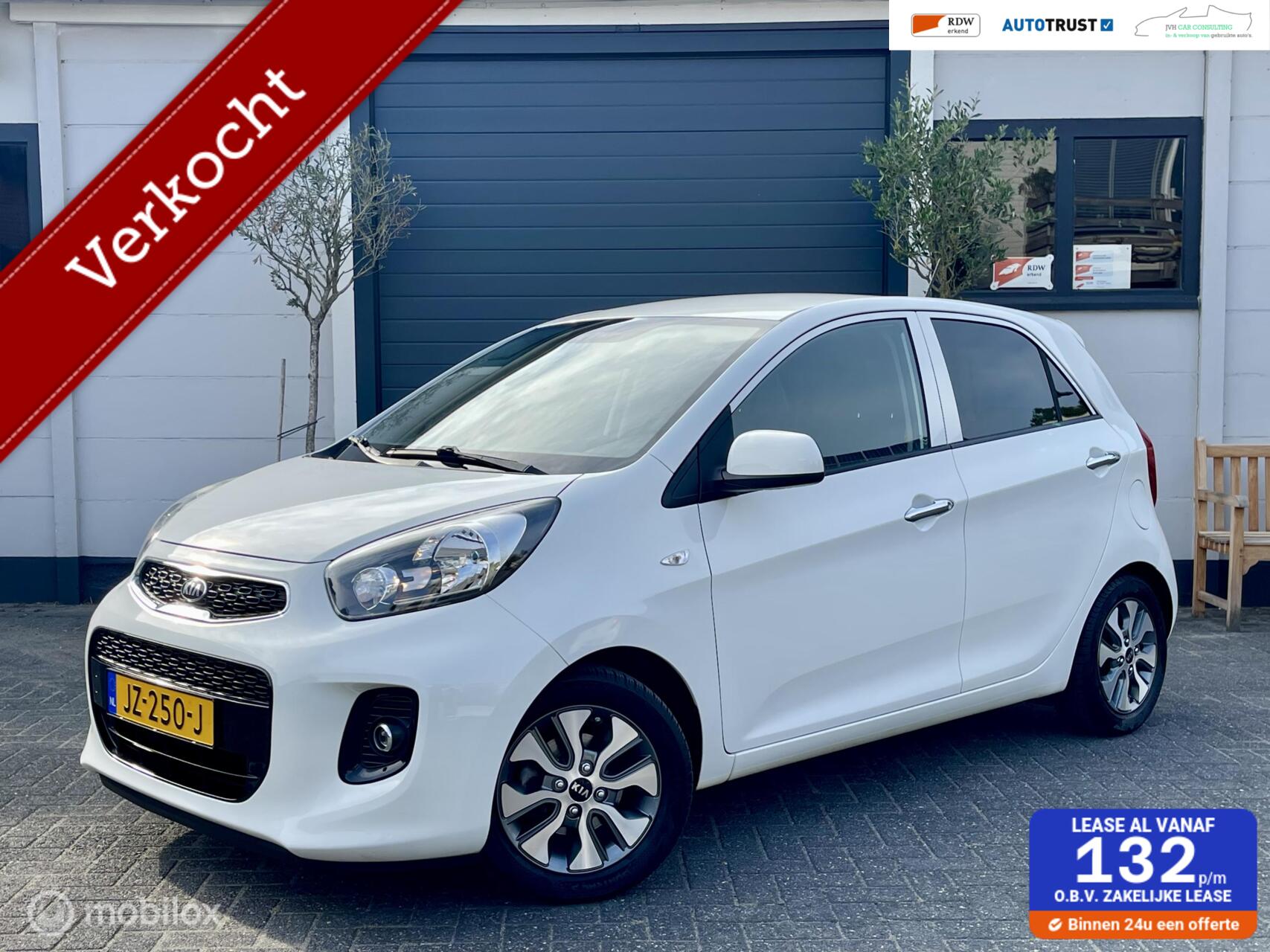 Kia Picanto 1.0 CVVT|RIJKLAAR|NAV|CLIMA|CAMERA|4SEASON|2EIG 2016 - voorkant