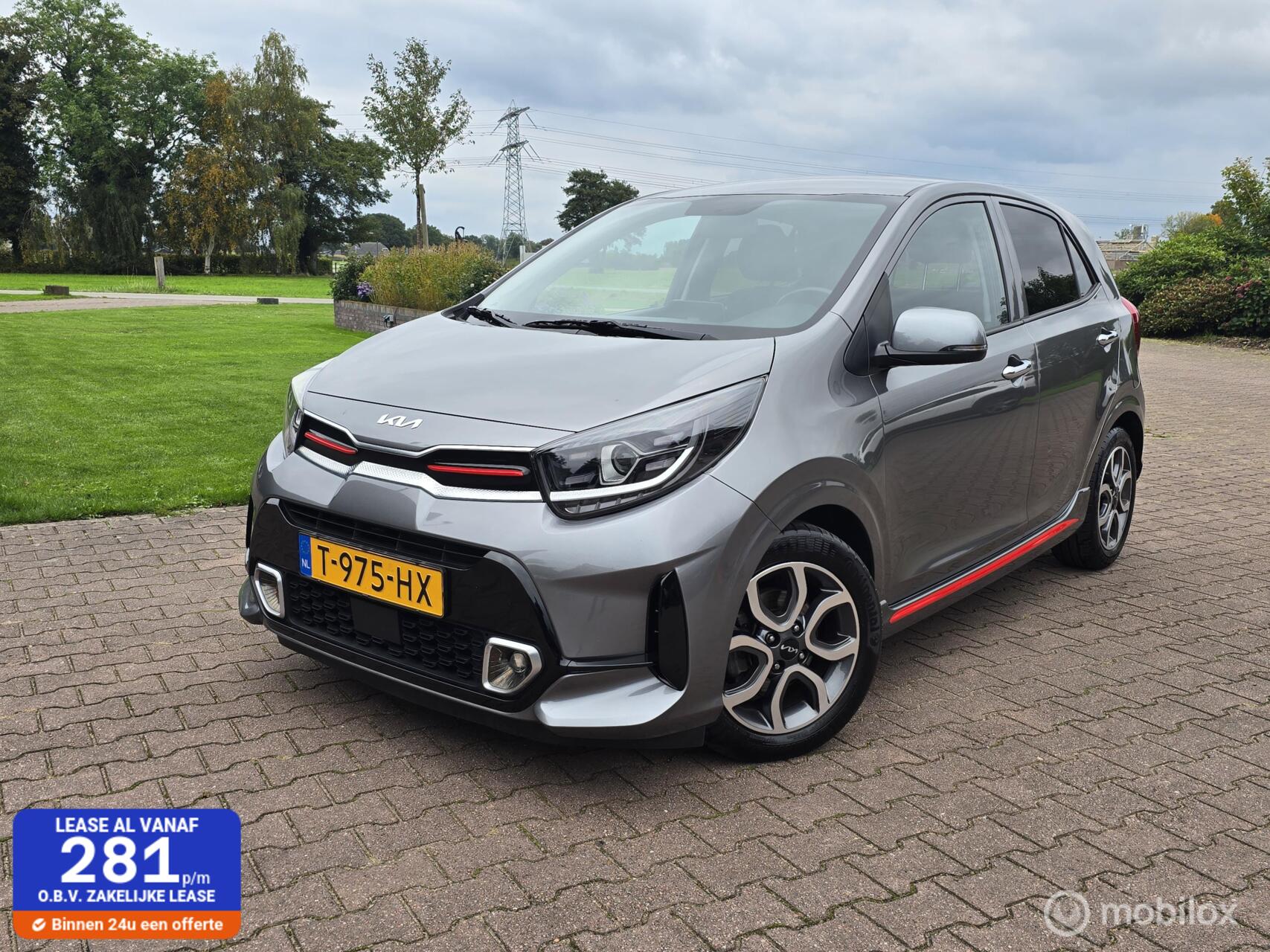 Kia Picanto 1.0 DPi GT-Line/CRUISE/CLIMA/LEER/PDC/CAMERA 2023 - voorkant