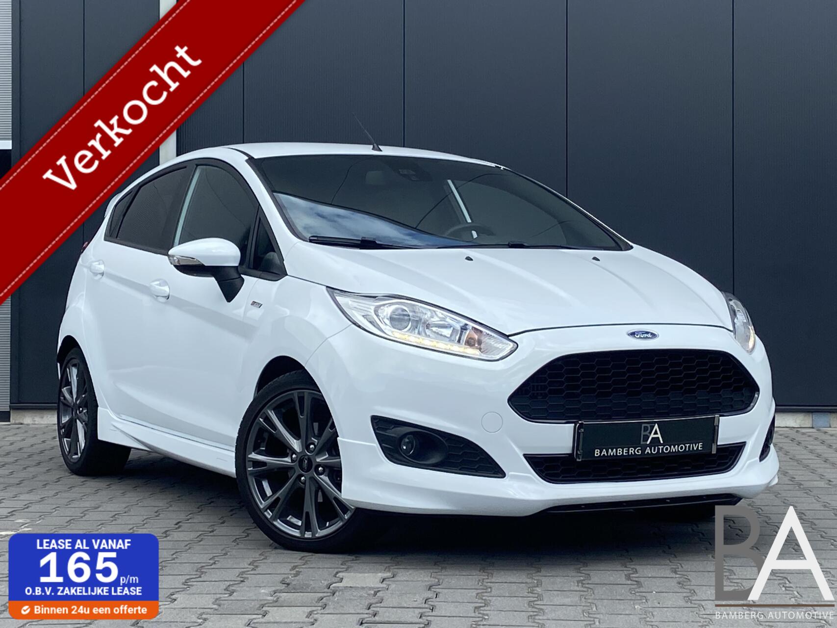 Ford Fiesta 1.0 EcoBoost St-line|navi|trekhaak|xenon|climate 2017 - voorkant