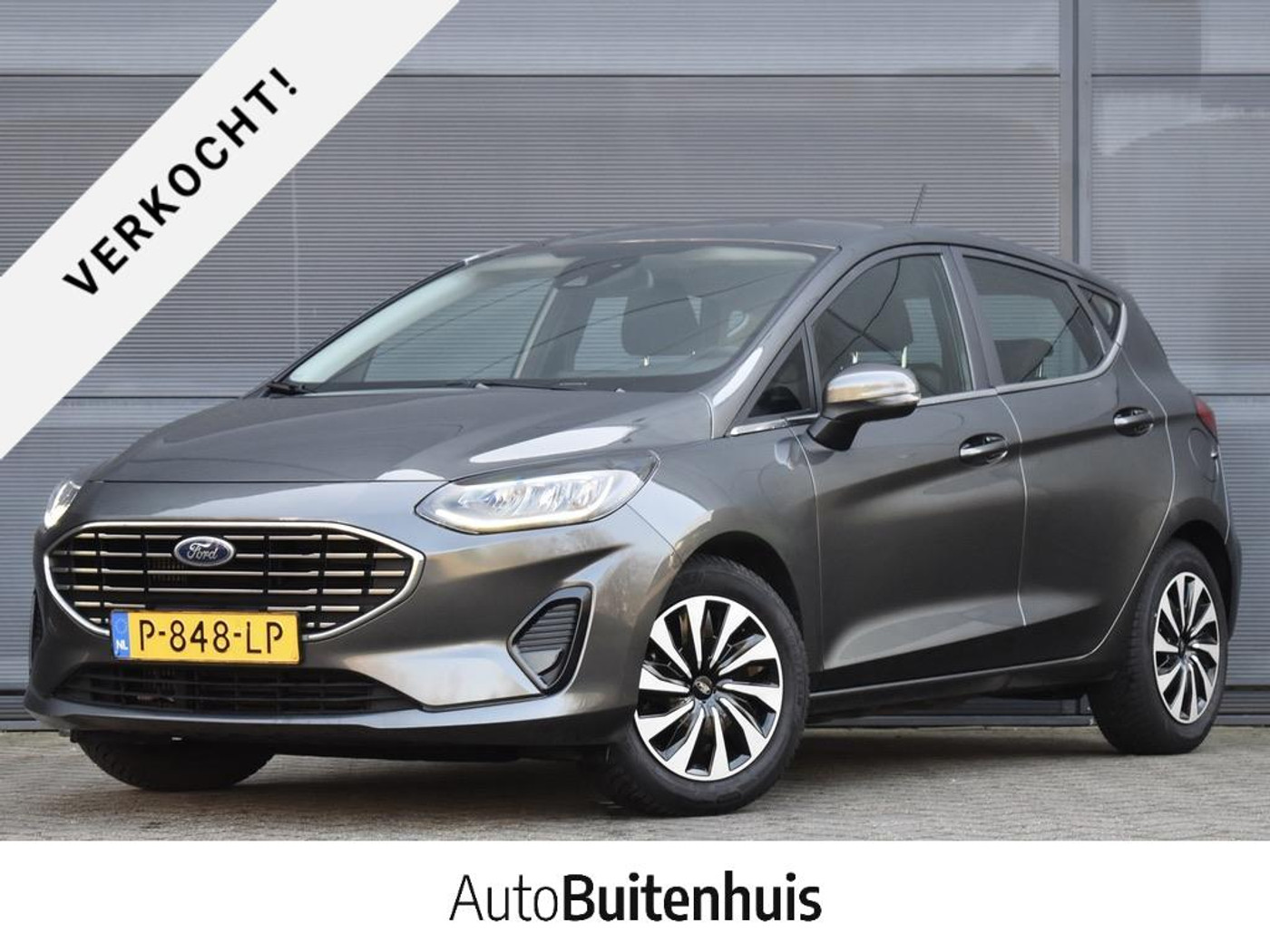 Ford Fiesta 1.0 EcoBoost Hybrid Titanium 125 PK |CLIMATE|CRUISE|NAVI|CARPLAY|PDC 2022 - voorkant