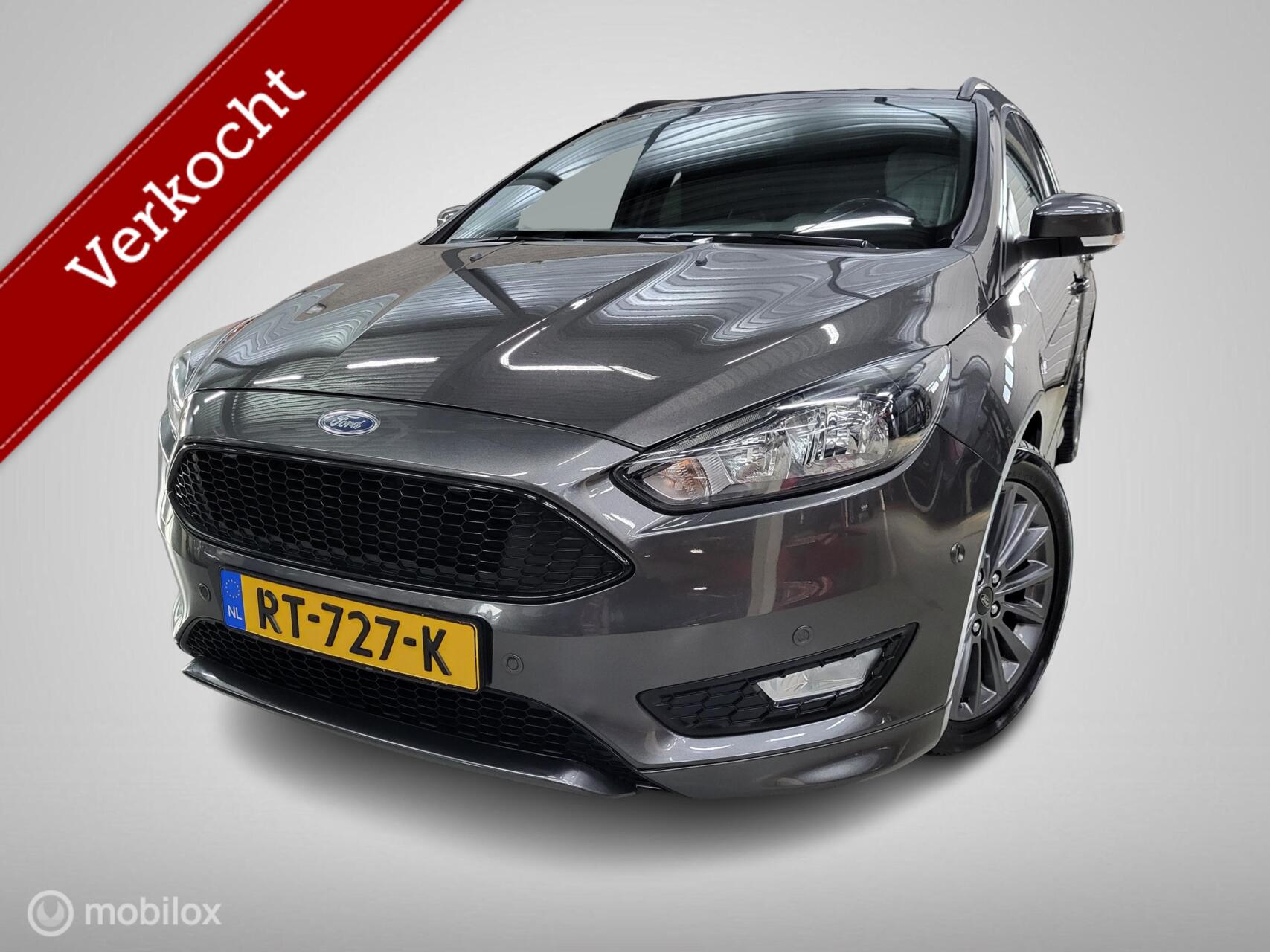 Ford Focus 1.0 ST-Line/Cruise/Clima/Navi/Carplay/Pdc 2017 - voorkant