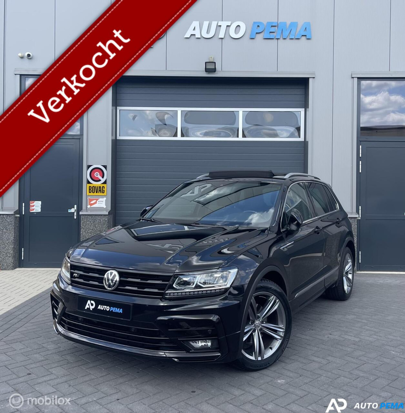 Volkswagen Tiguan 1.4 TSI DSG R-Line 150PK/PANO/LED 2018 - voorkant