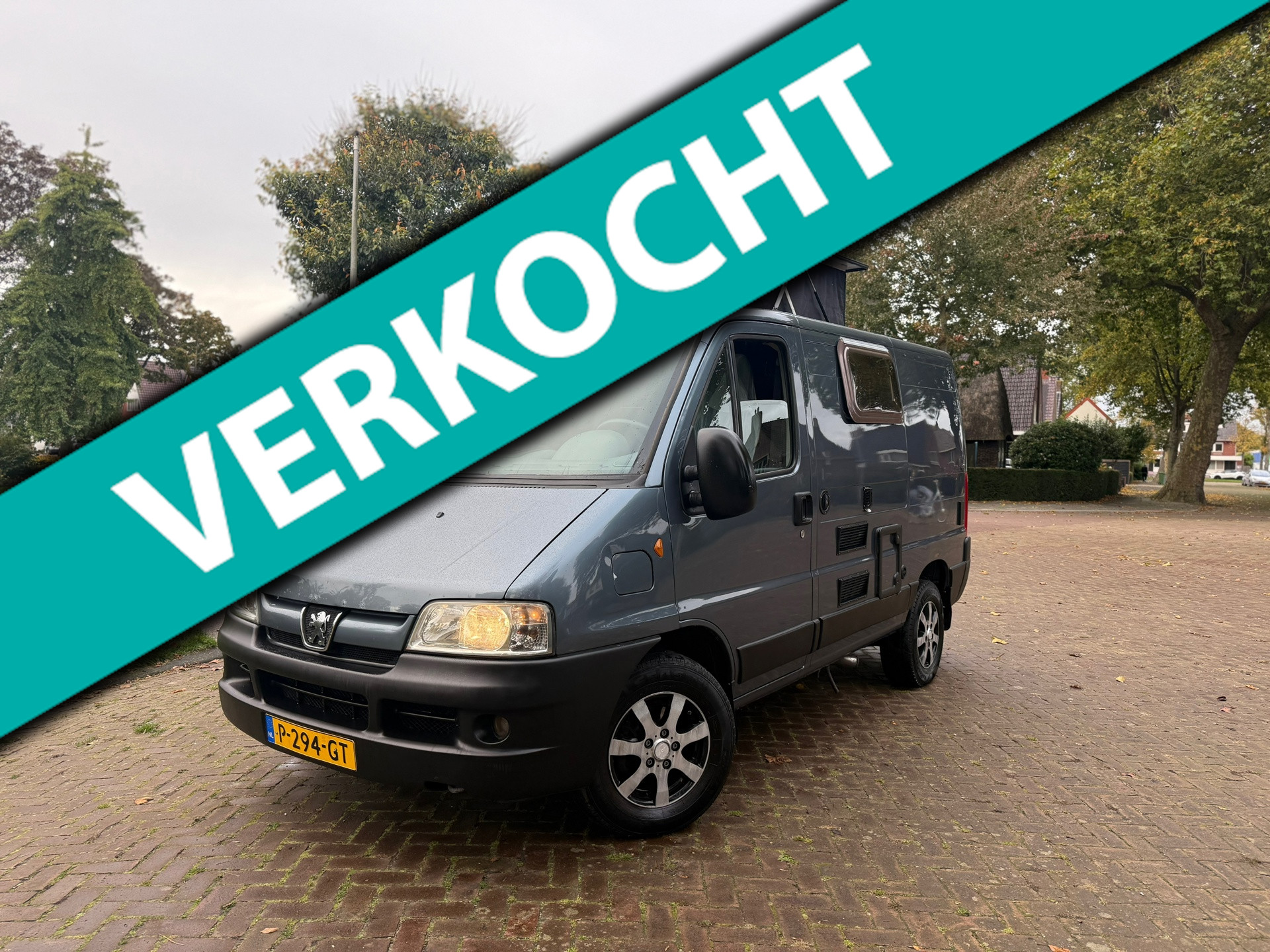 Peugeot Boxer 290c 2.0hdi Camperbus | Luifel | Hefdak | Fietsendrager 2006 - voorkant