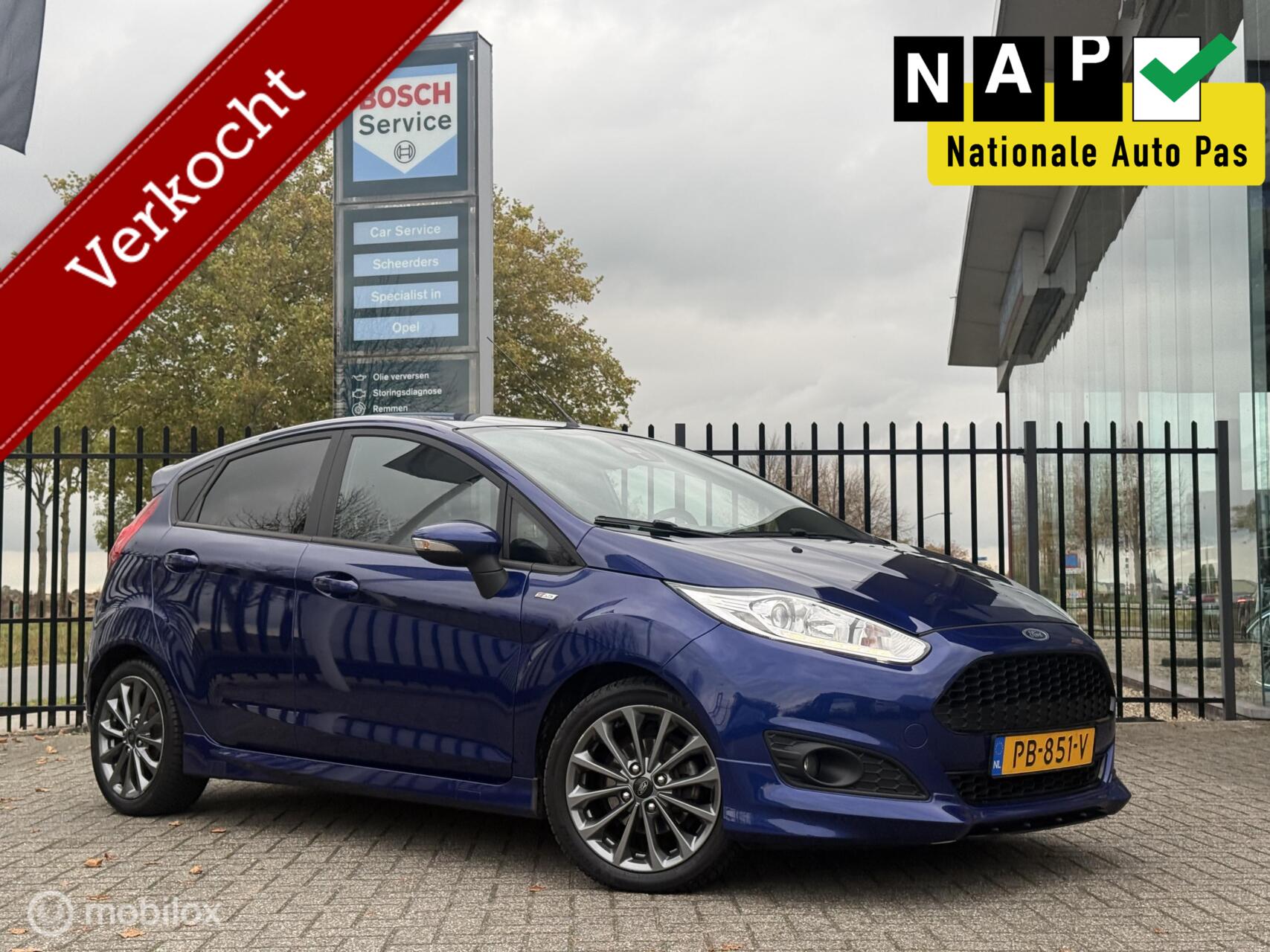 Ford Fiesta 1.0 EcoBoost ST-Line|incl beurt & garantie 2017 - voorkant