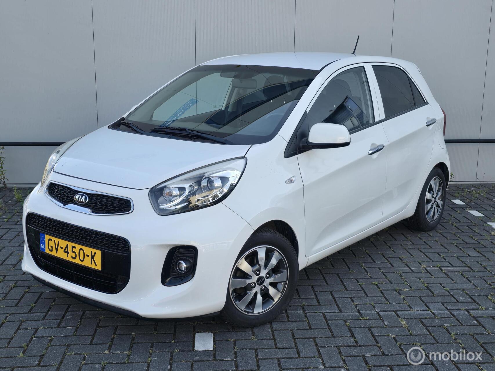 Kia Picanto 1.0 CVVT DynamicLine / 2015 / 5dr / airco / wit! 2015 - voorkant