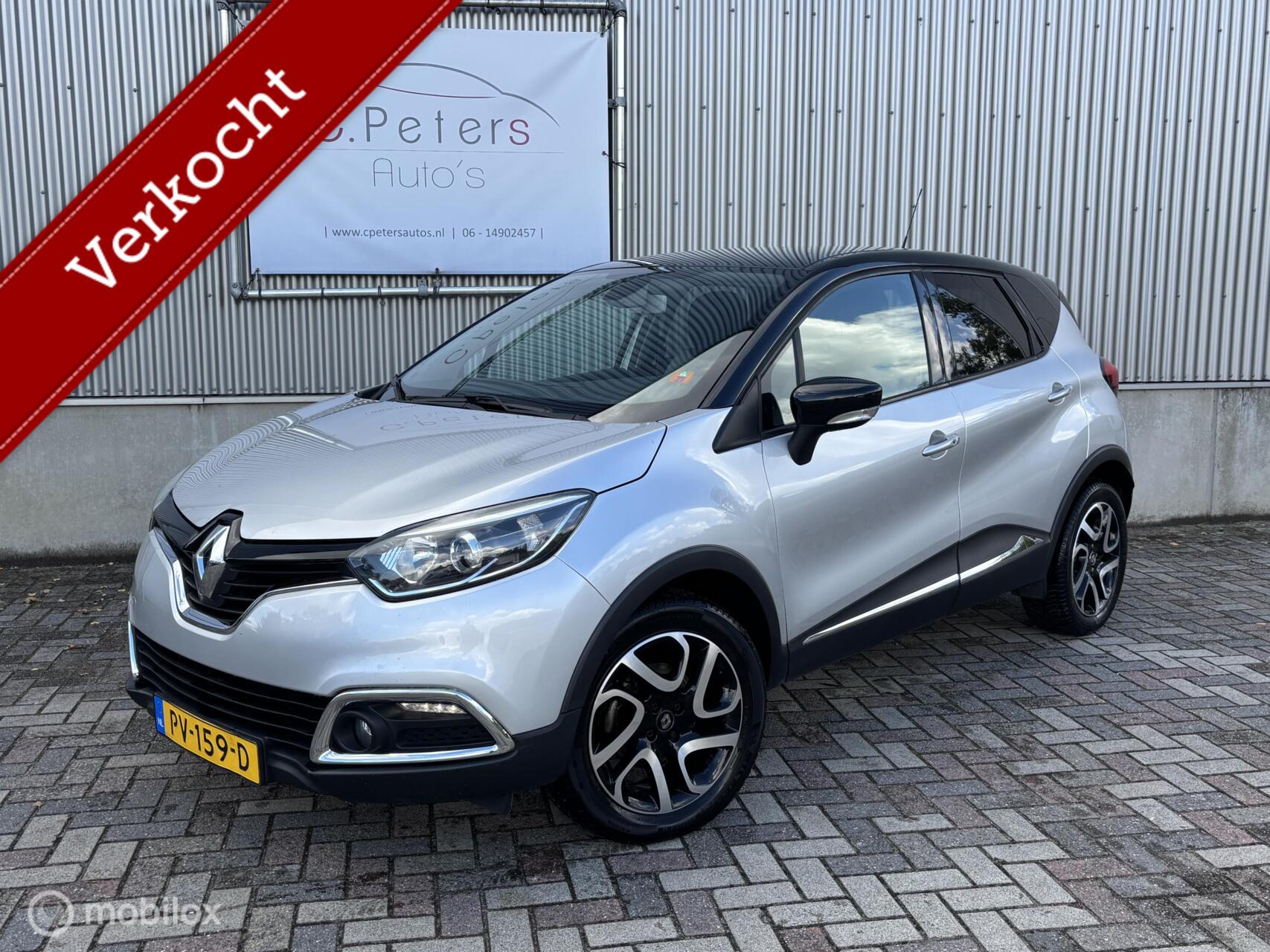 Renault Captur 1.2 TCe VERKOCHT Dynamique 2017 Automaat / Camera / Trekhaak / Navigatie / Keyless / Dealeronderhouden NAP 2017 - voorkant