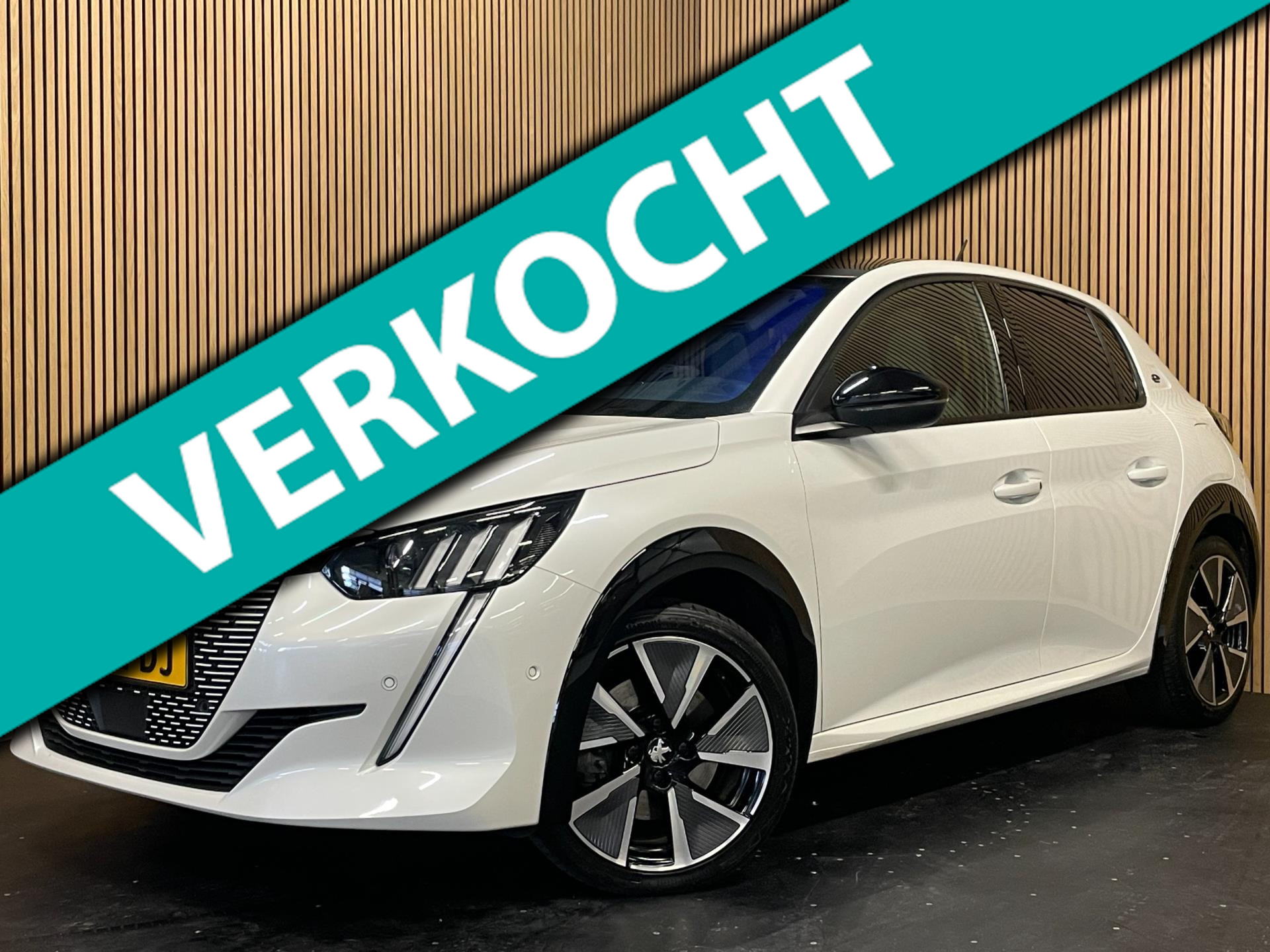 Peugeot 208 EV GT 350 50 kWh|PANO|LEDER|NAVI|360 CAMERA|CARPLAY|CRUISE,CLIMATE CONTROL|STOELVERW.|LANE-ASSIST| 2020 - voorkant