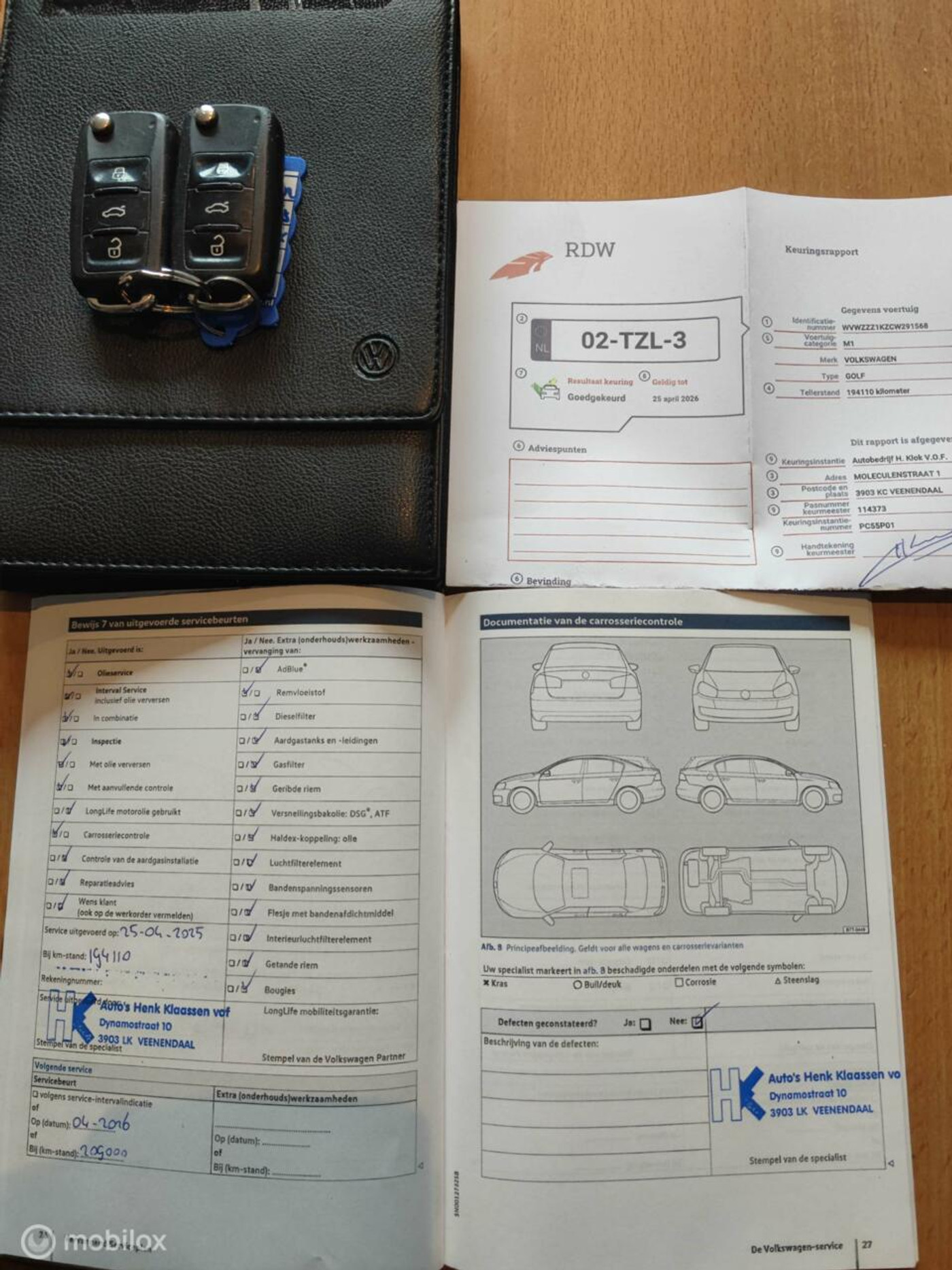 Foto van Volkswagen Golf