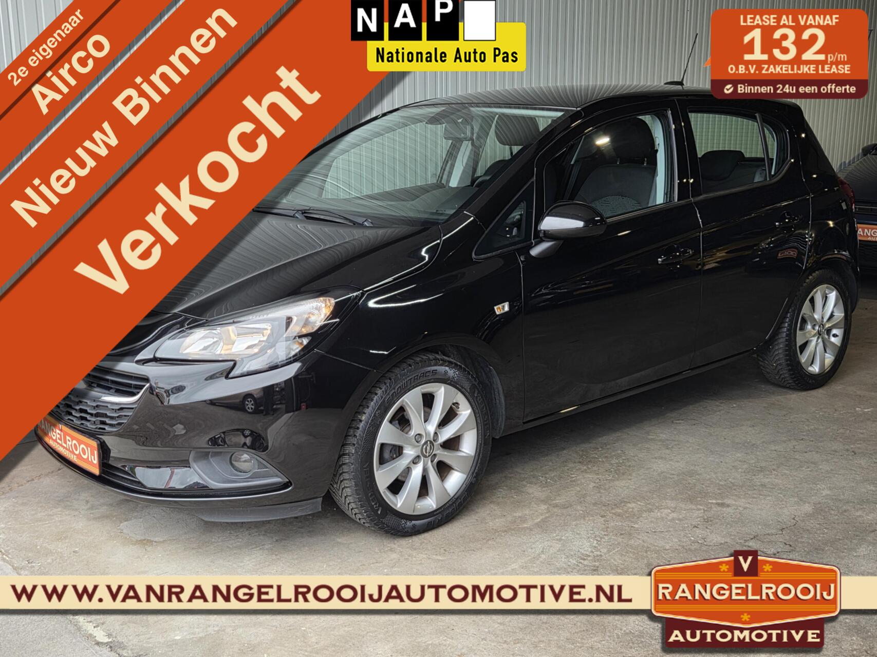 Opel Corsa 1.4 Favourite, airco, cruise, carplay, 15" lmv, pdc 2018 - voorkant