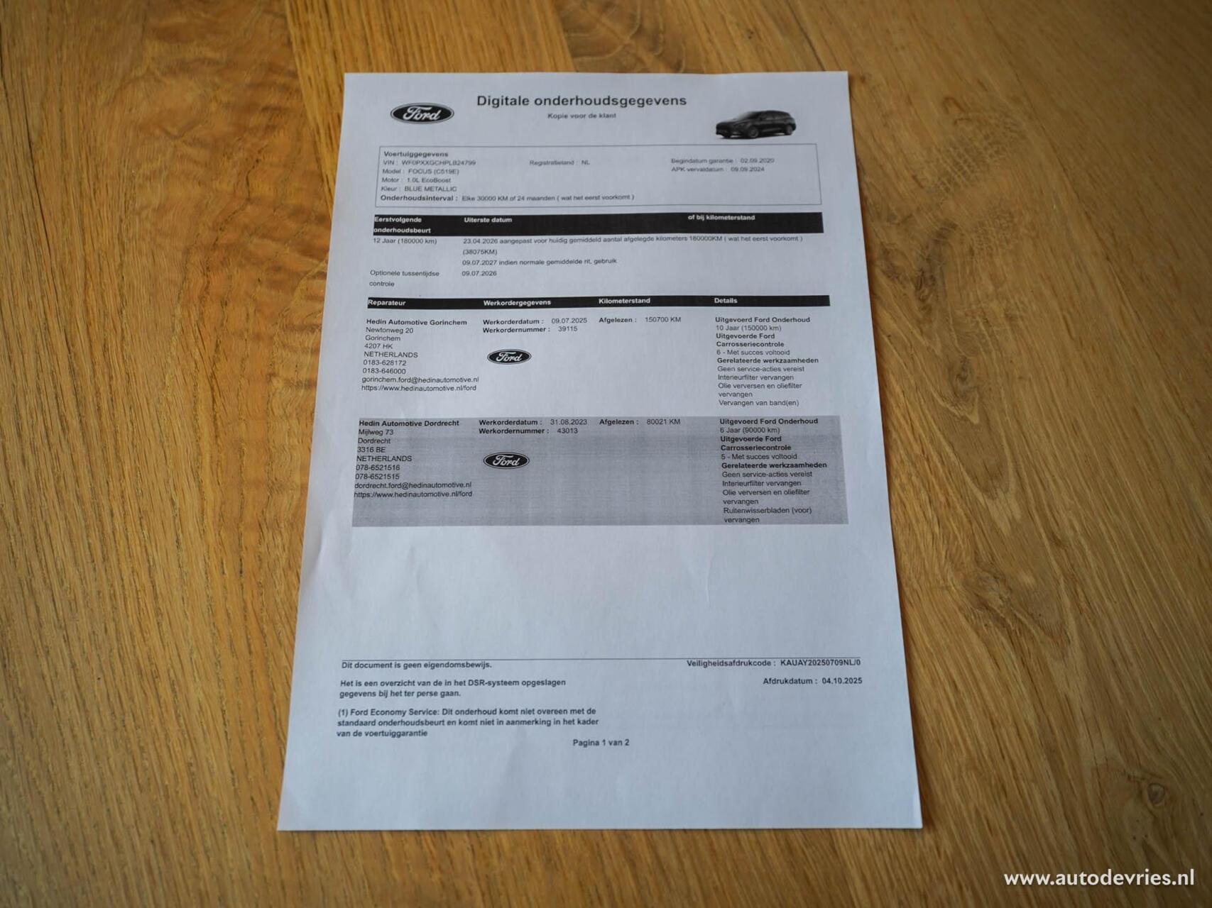 Foto van Ford Focus