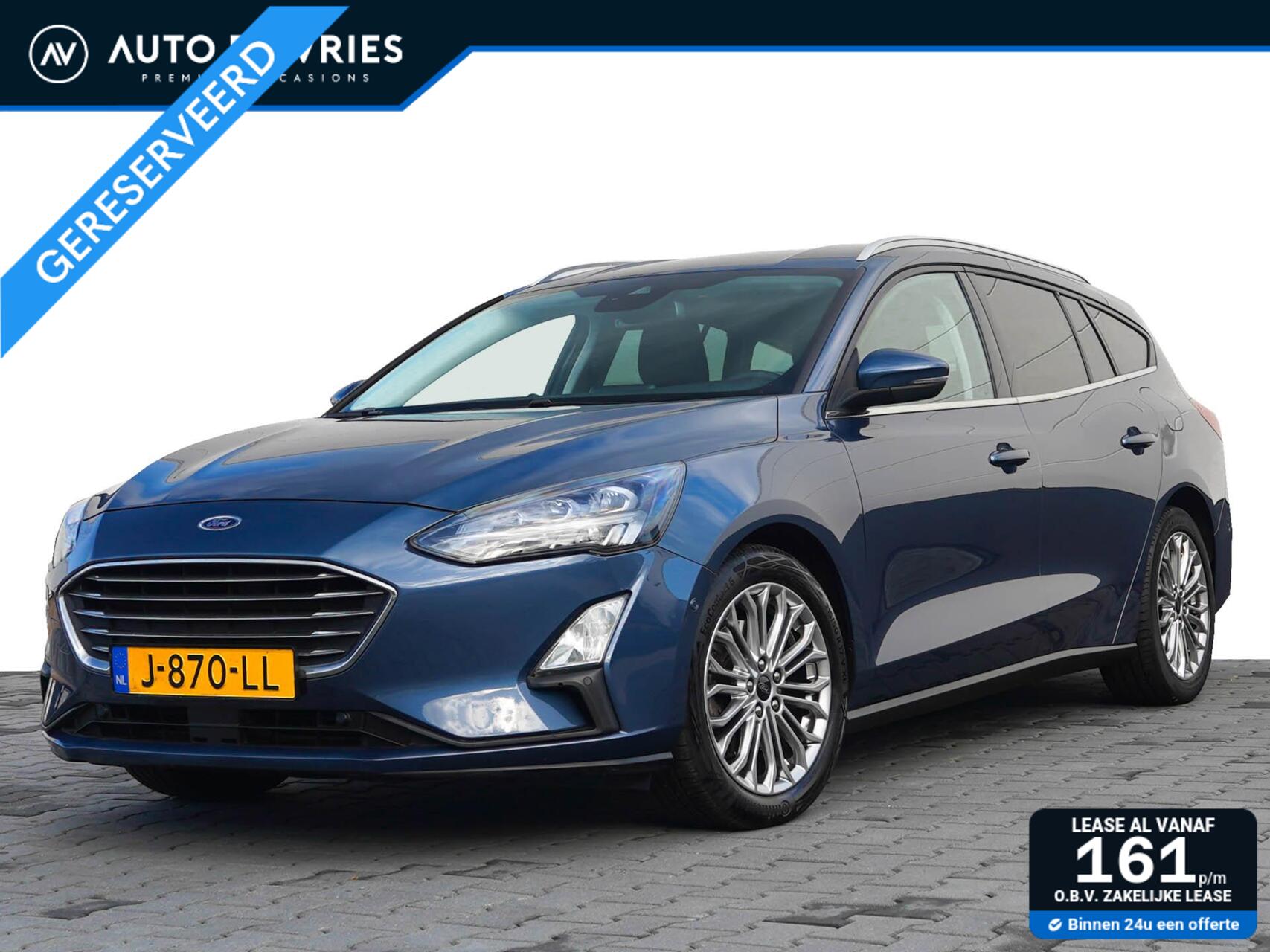 Ford Focus 1.0 125pk EcoBoost Hybrid Titanium X Business | B&O sound | Camera | Winterpack 2020 - voorkant