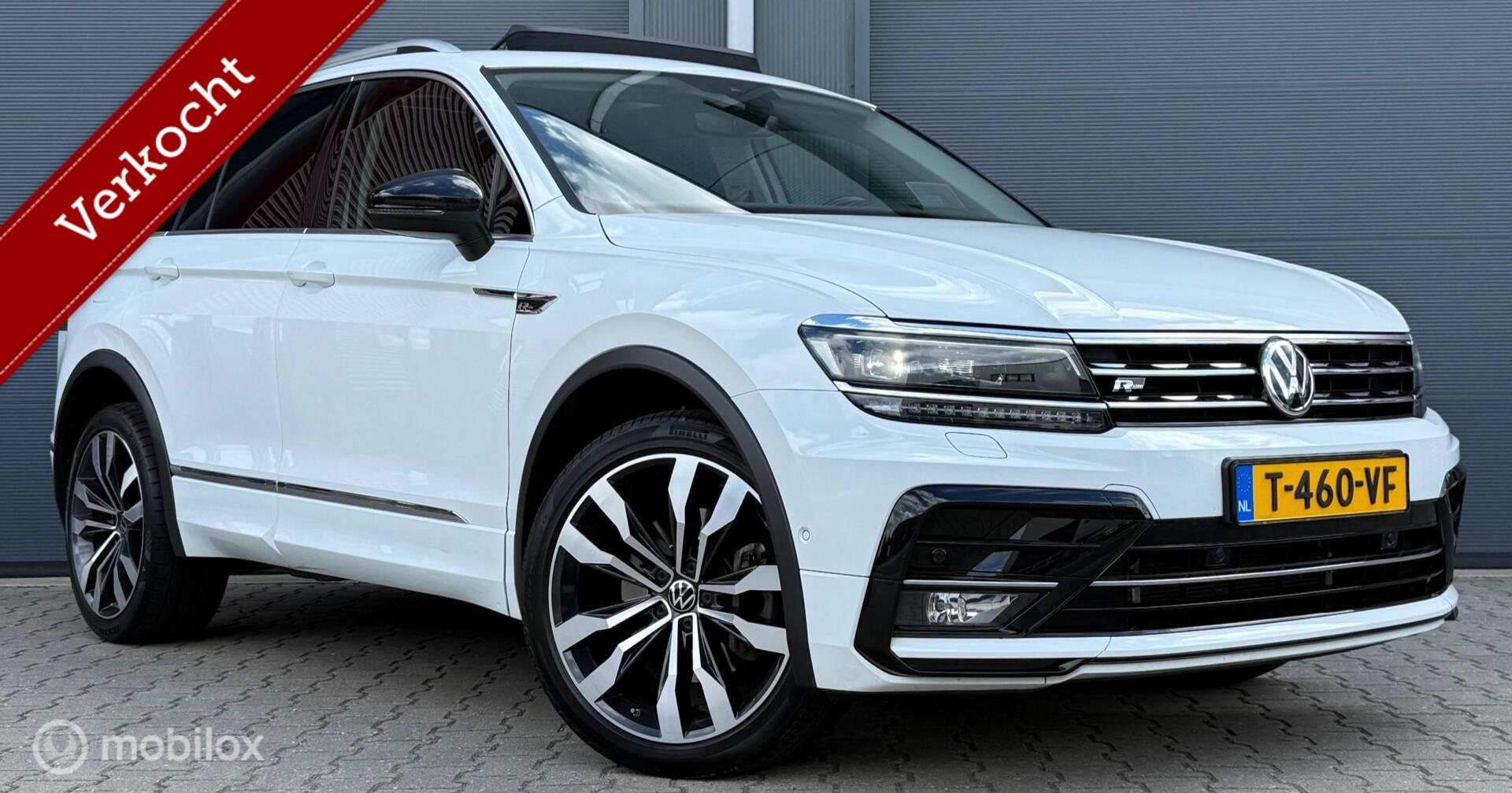 Volkswagen Tiguan 2.0 TSI 4M. 220PK R-Line Pano.dak/Trekhaak/20" 2018 - voorkant