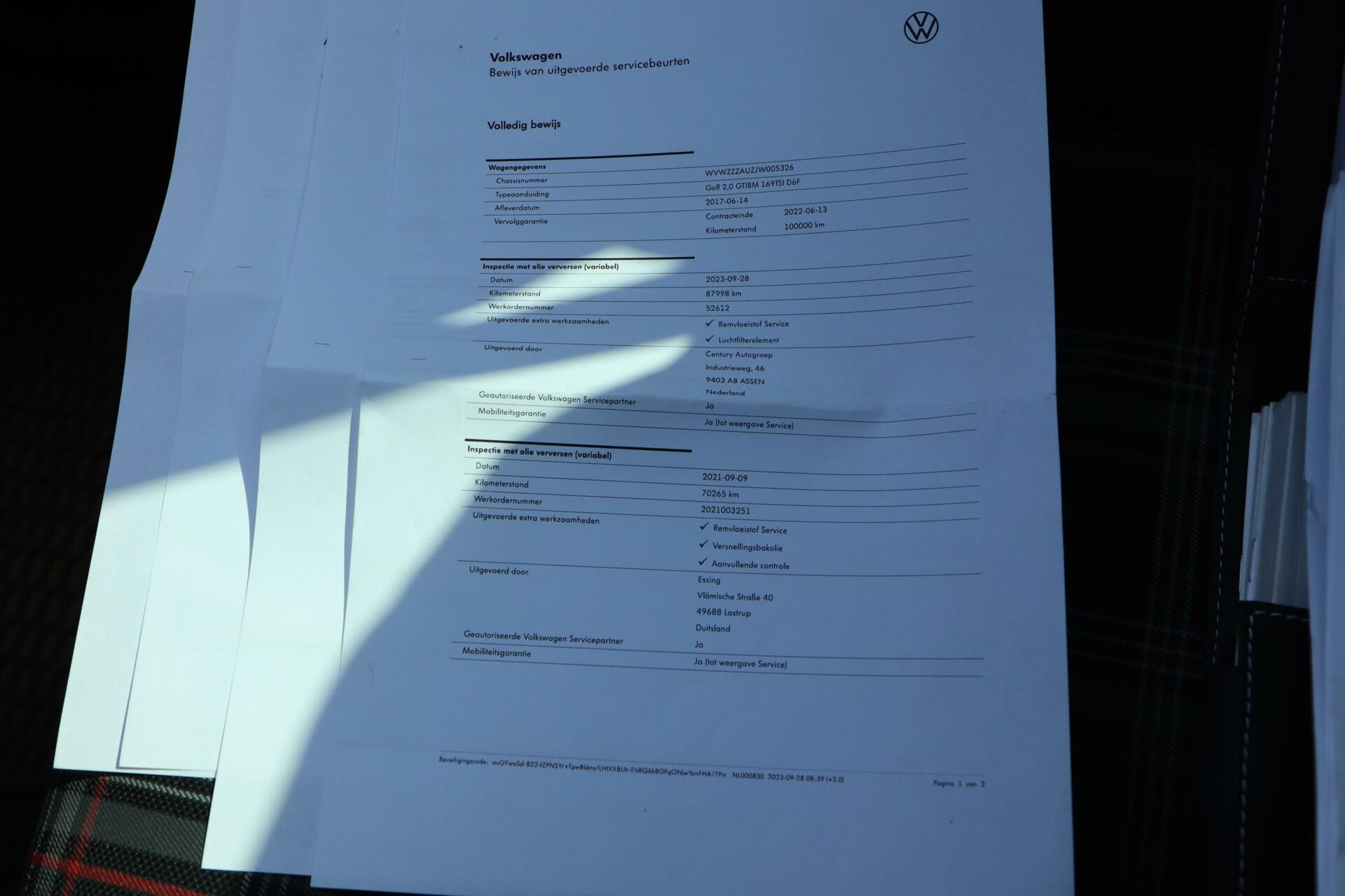 Foto van Volkswagen Golf 7.5