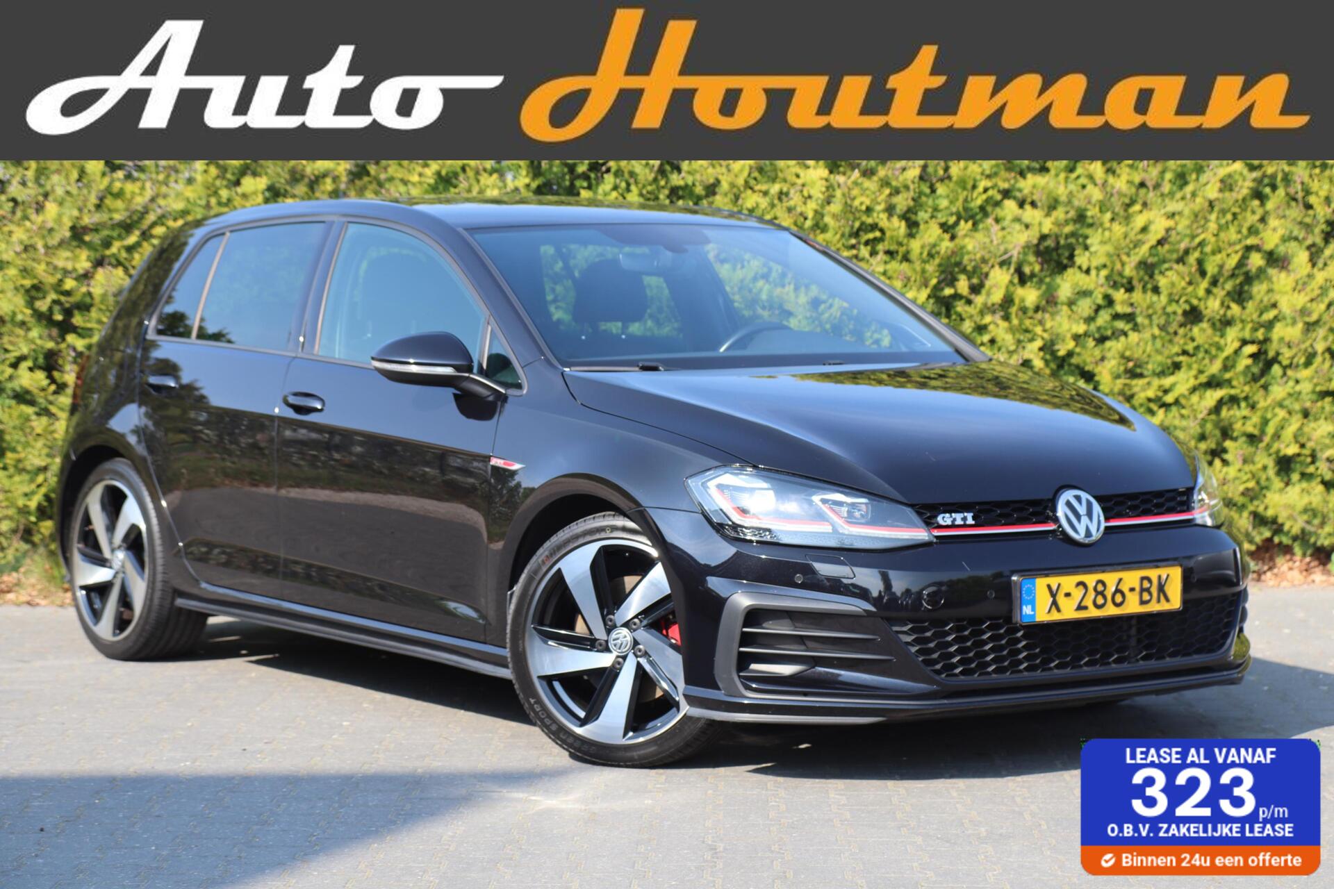 Volkswagen Golf 7.5 GTI 2.0 TSI DSG Dyn Audio|Carplay|A. Cruise|Pdc|Trhk afn.|Led|Nav|Uitlaatklep 2017 - voorkant