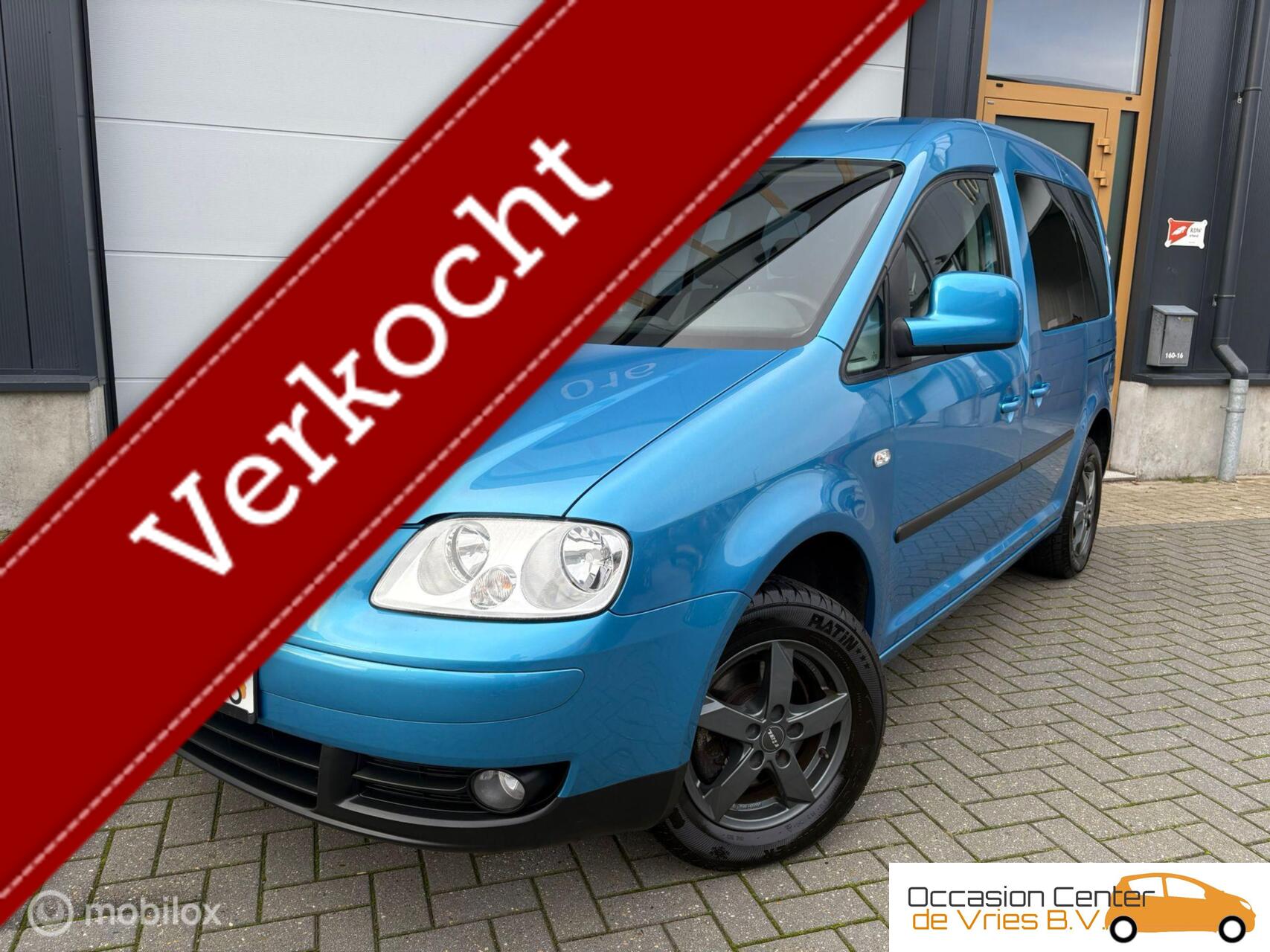 Volkswagen Caddy Combi 1.6 5p.2xSchuifdeurAircoVelgnTrekhaak 2008 - voorkant