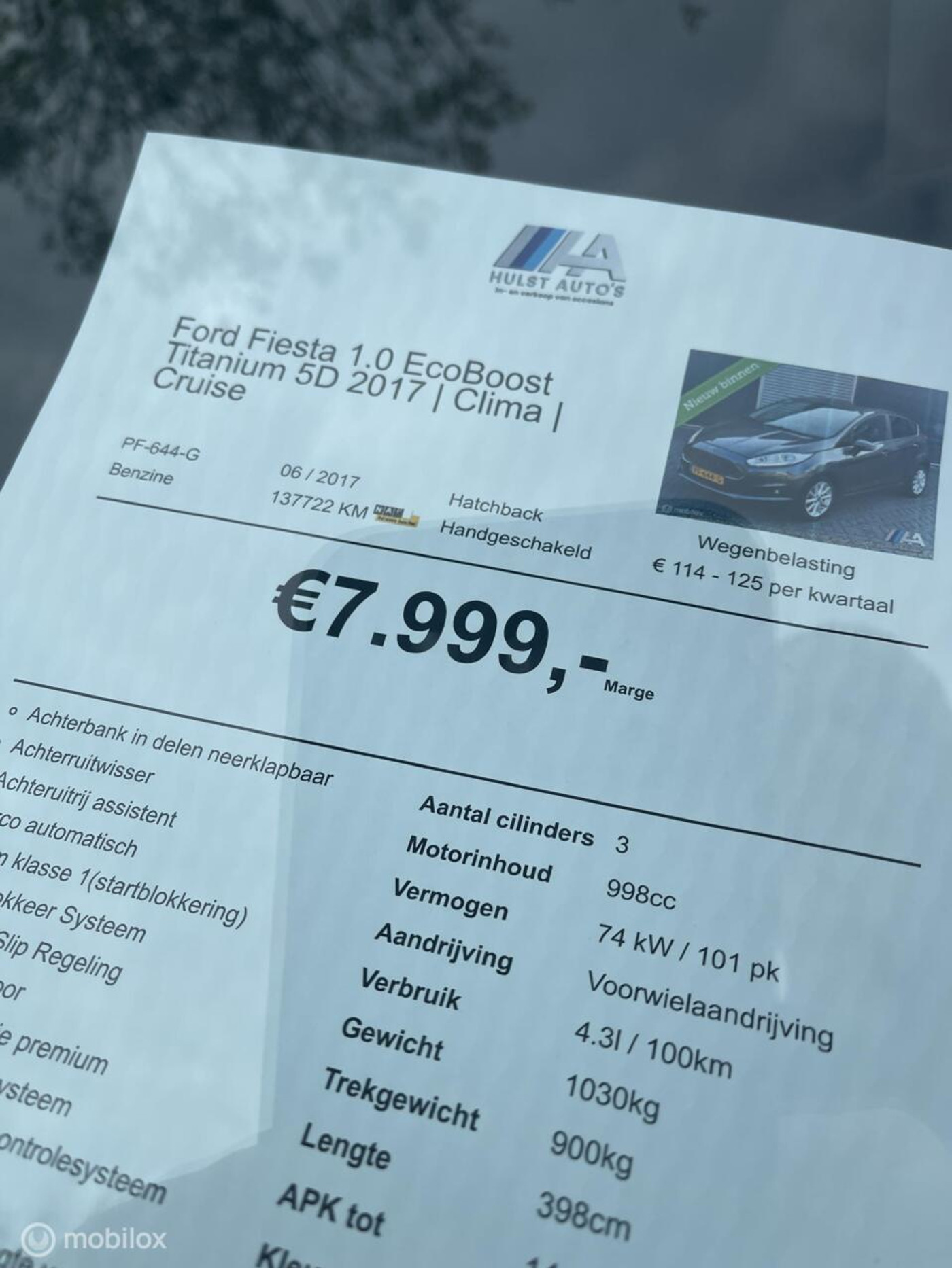 Foto van Ford Fiesta