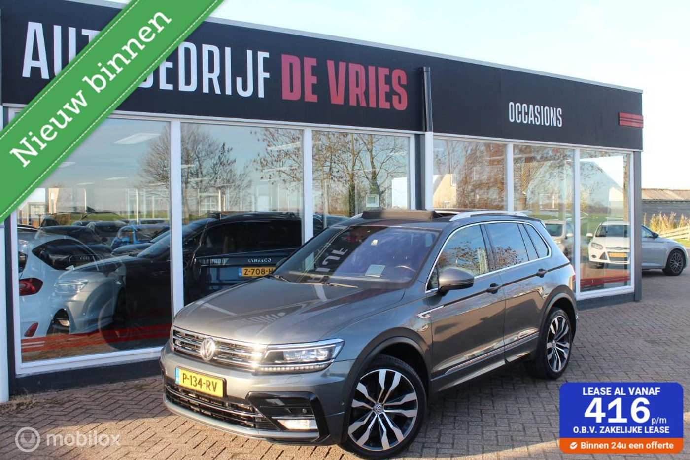 Volkswagen Tiguan 2.0 TSI 4M 3XR-Line Full Options Standkachel 2017 - voorkant
