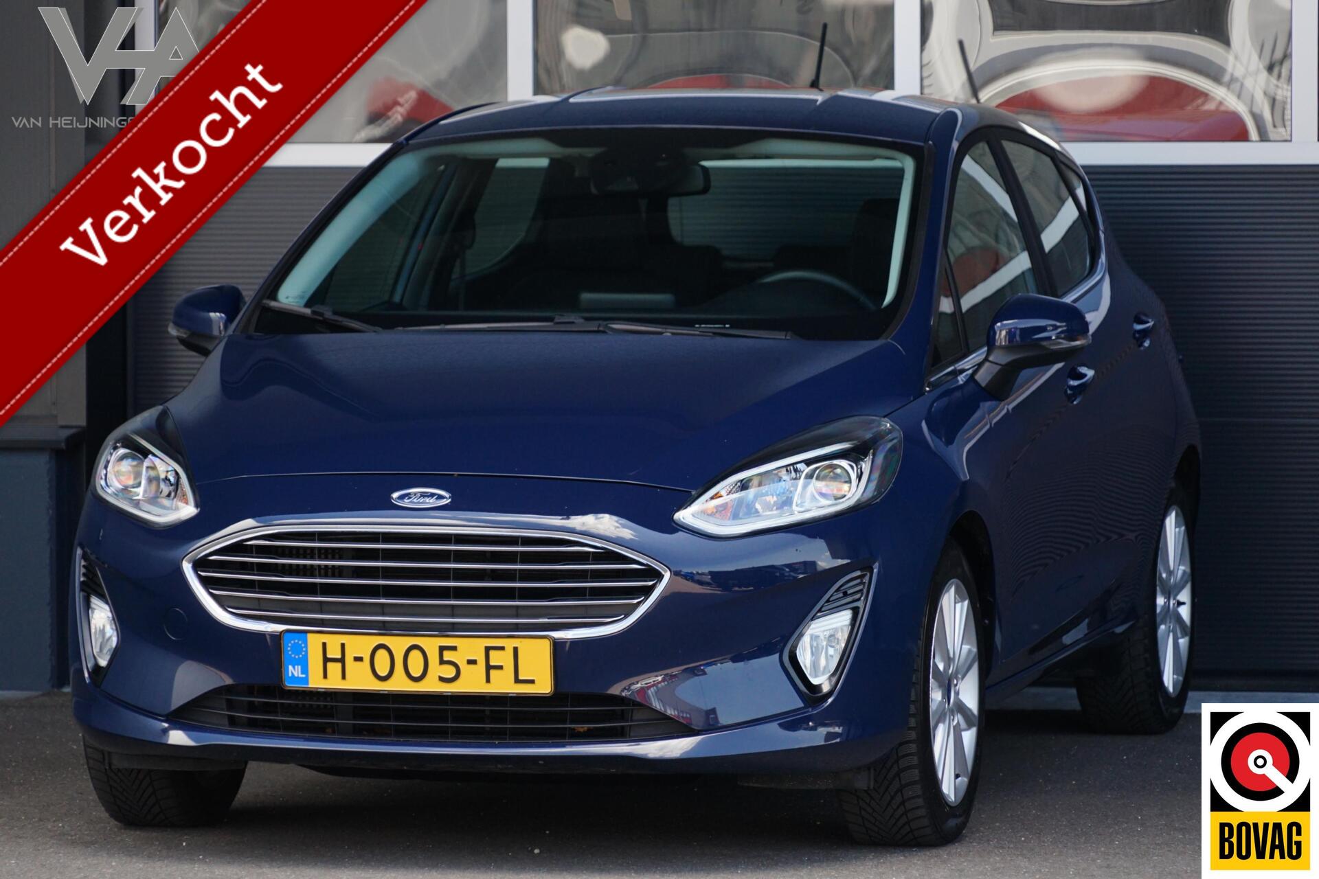 Ford Fiesta 1.0 EcoBoost Titanium, NL, clima, PDC, stoelverw. 2020 - voorkant