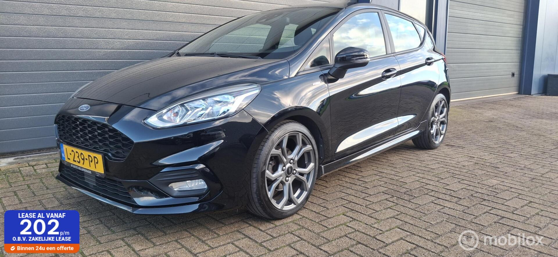 Ford Fiesta 1.0 EcoBoost ST-Line,B&O,stoelverwarming,cruise 2018 - voorkant