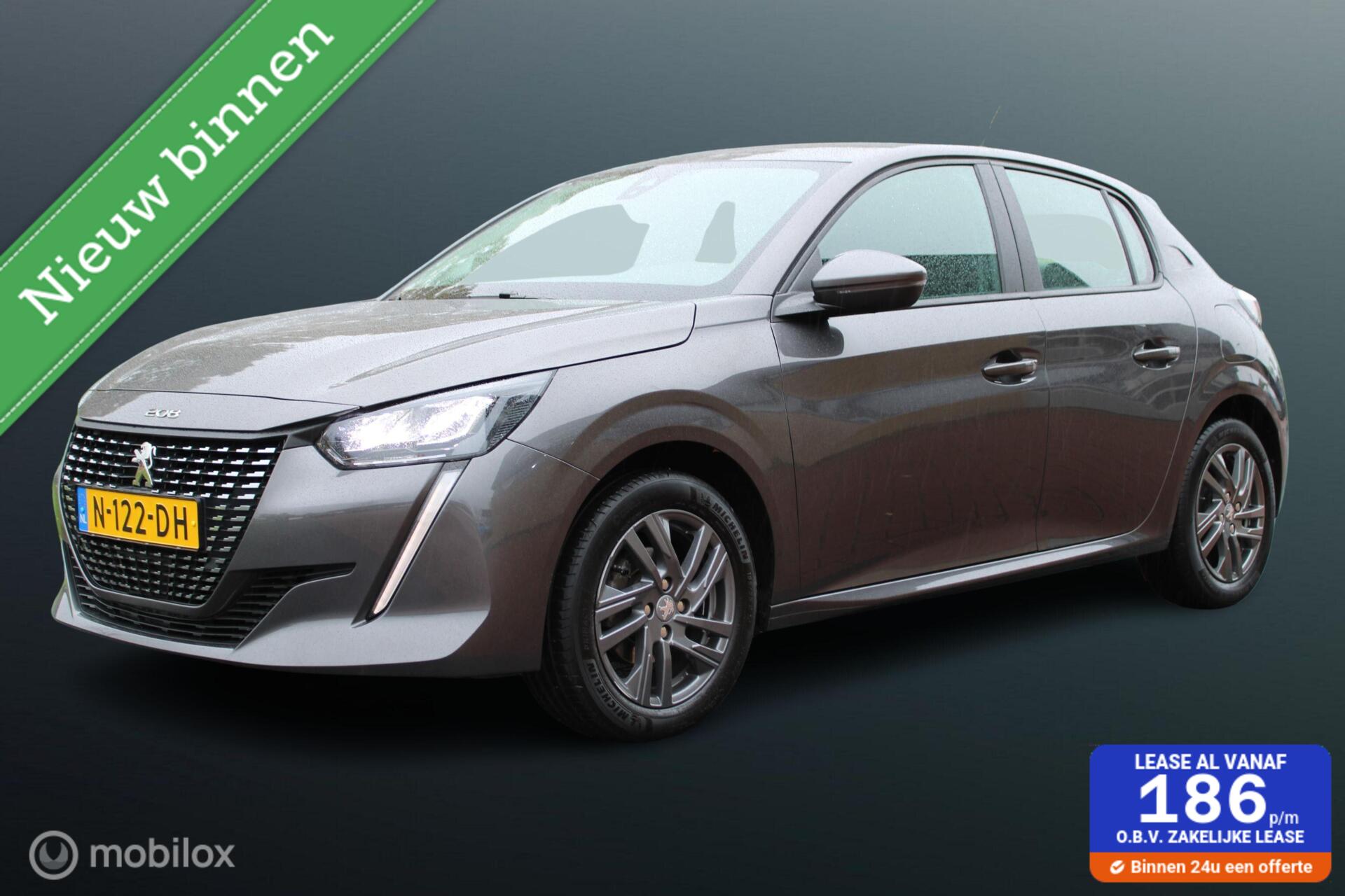 Peugeot 208 1.2 PureTech Active Pack, Pdc, Navi, Cruise, App connect, Airco, 16 Inch Lmv. 2021 - voorkant