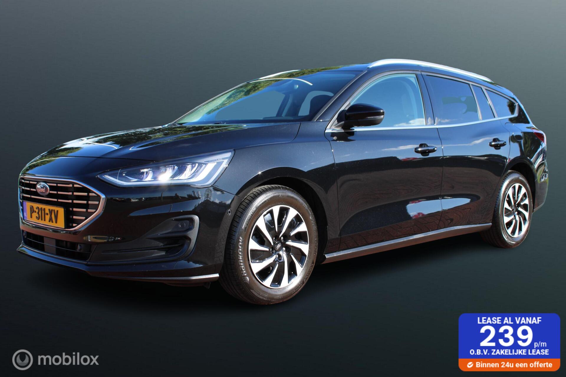 Ford Focus 1.0 EcoBoost Hybrid Titanium Style, Stoel-stuurverwarming, Donker glas, Clima, Pdc + Camera, Navi + app connect 2022 - voorkant