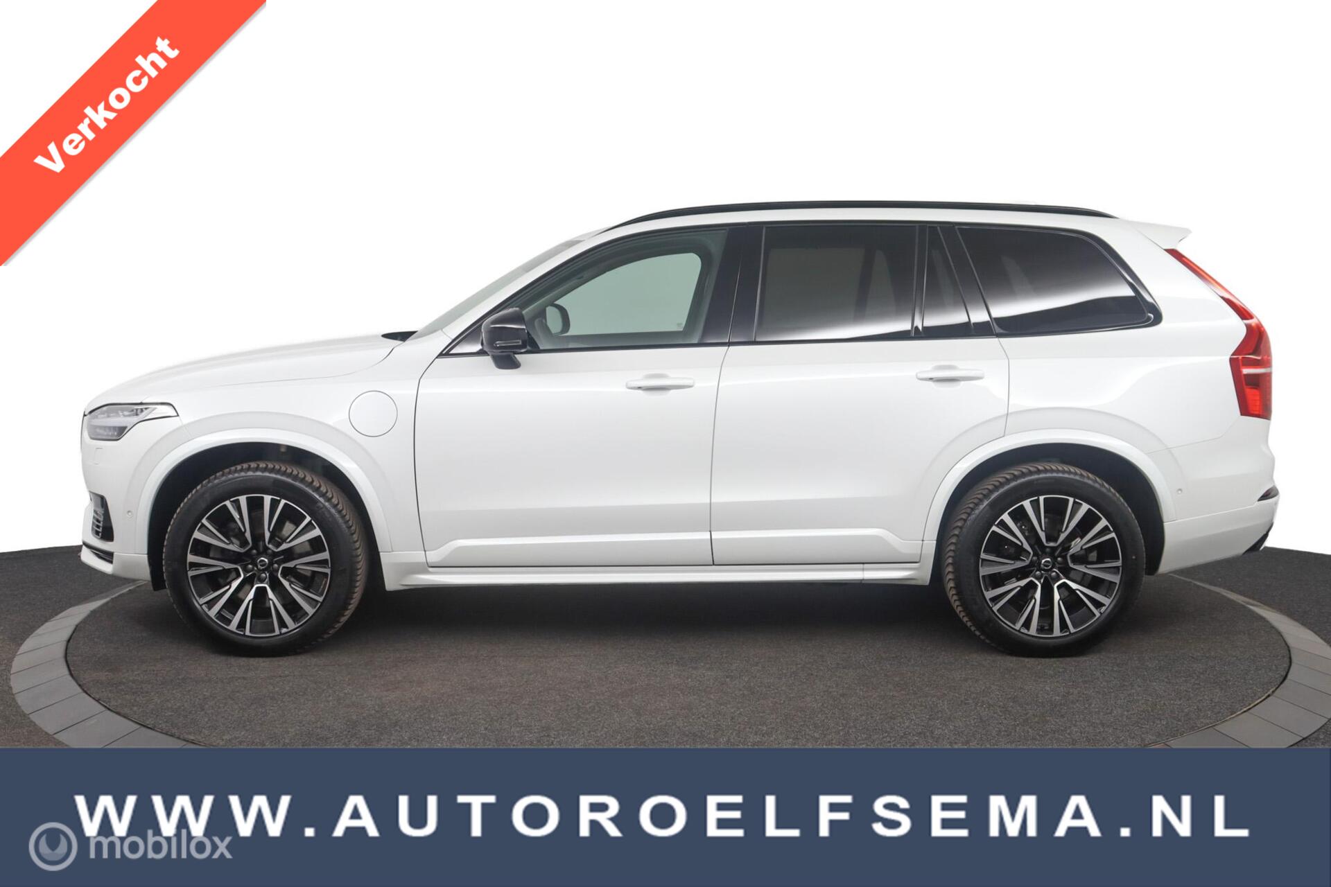 Volvo Xc90 T8 Recharge AWD R-Designt|ACC|LONG RANGE|360 camera|Trekhaak| ALS NIEUW 2023 - voorkant