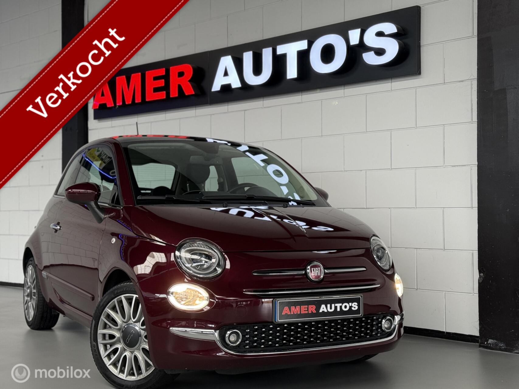 Fiat Fiat 500 1.2 4 cilinder/Pano/BOM vol opties/Unieke kleur/NAP 2018 - voorkant