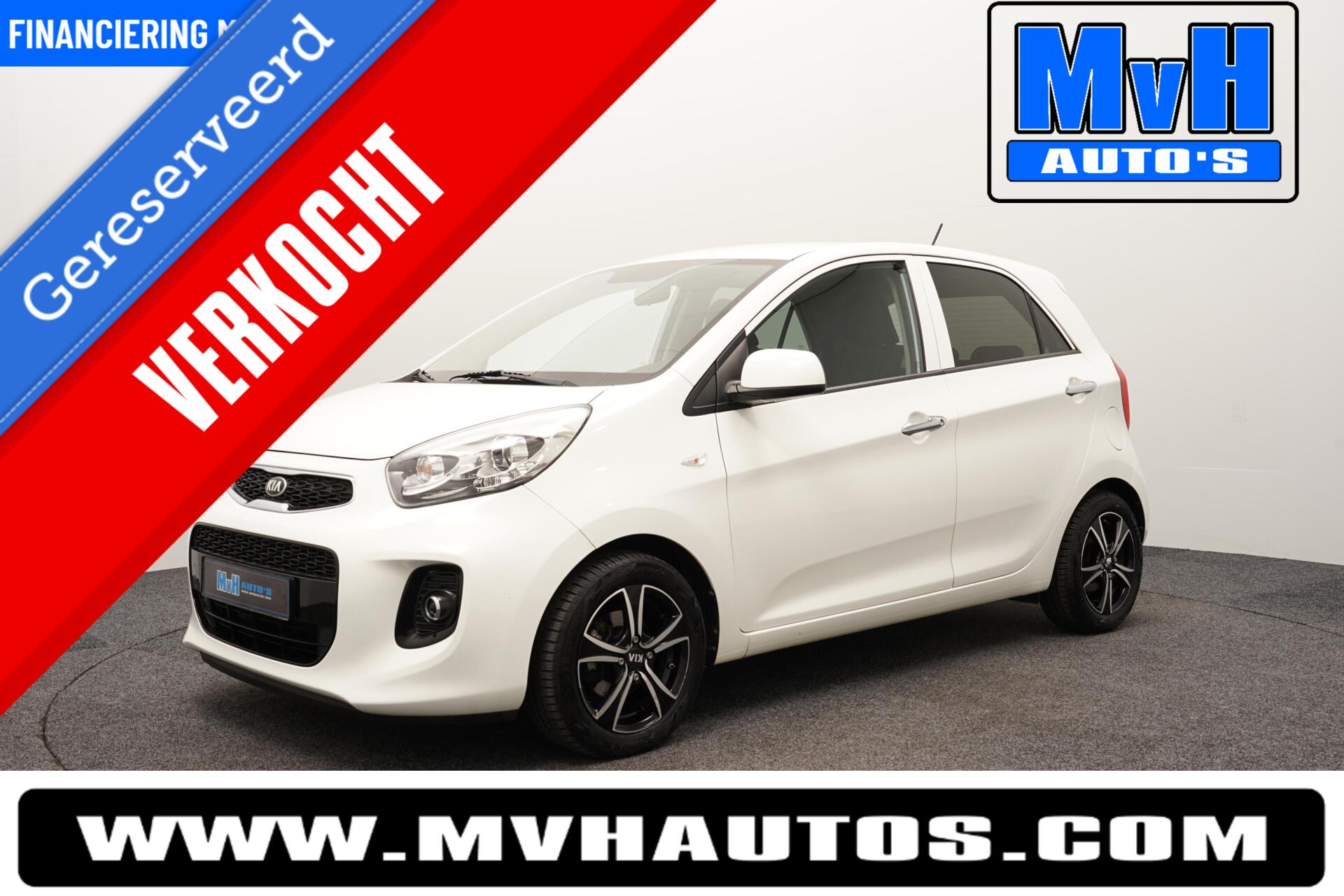 Kia Picanto 1.0 CVVT DynamicLine|CRUISE|CLIMA|LED|BLUETOOTH 2016 - voorkant