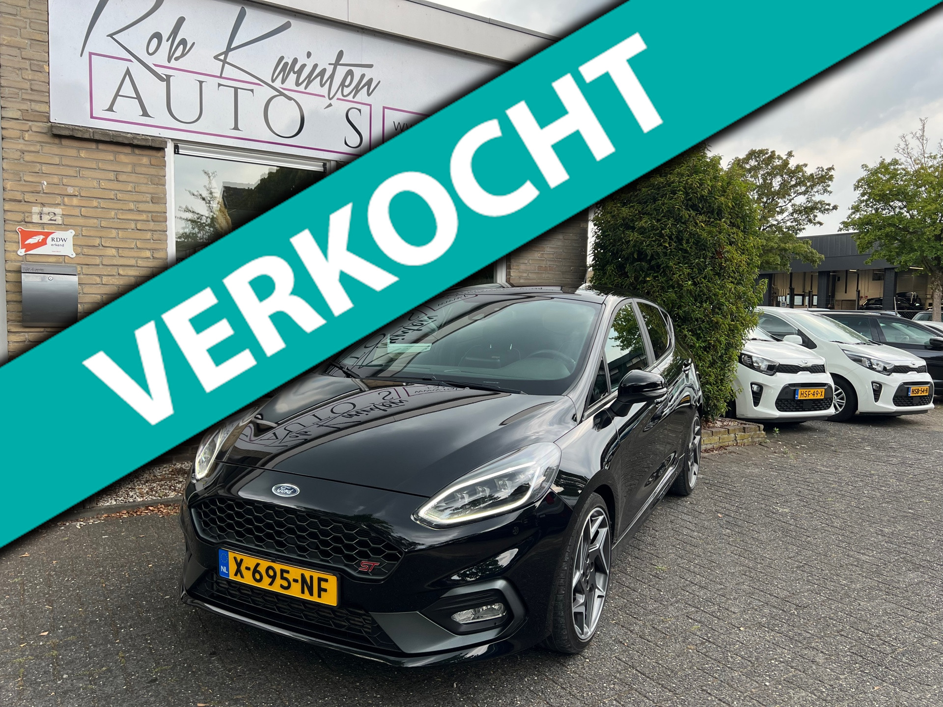 Ford Fiesta 1.5 EcoBoost ST-3 200PK / Panoramadak 2019 - voorkant