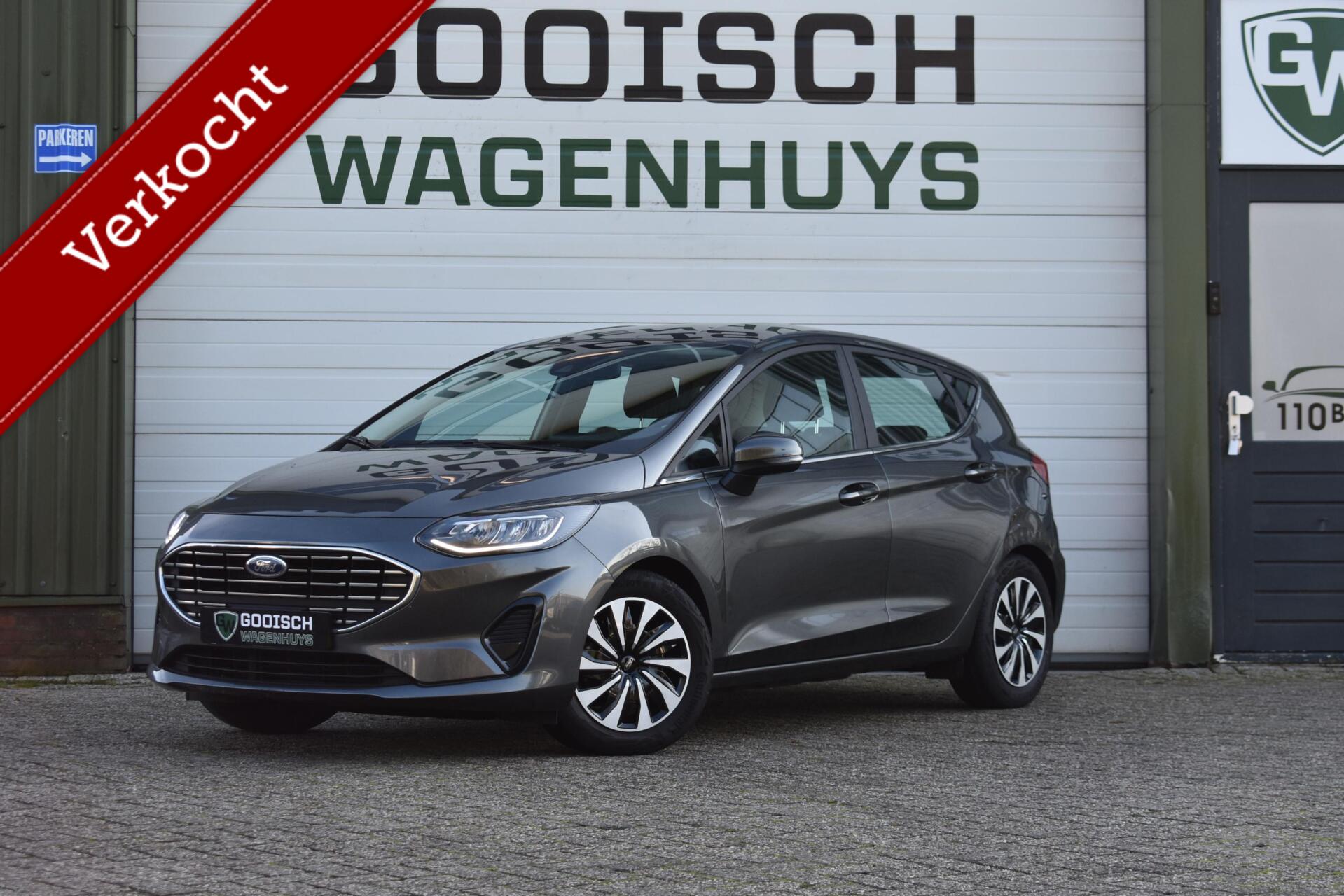 Ford Fiesta 1.0 EcoBoost Hybrid Titanium 125 PK | Carplay | Cruise | 2023 - voorkant