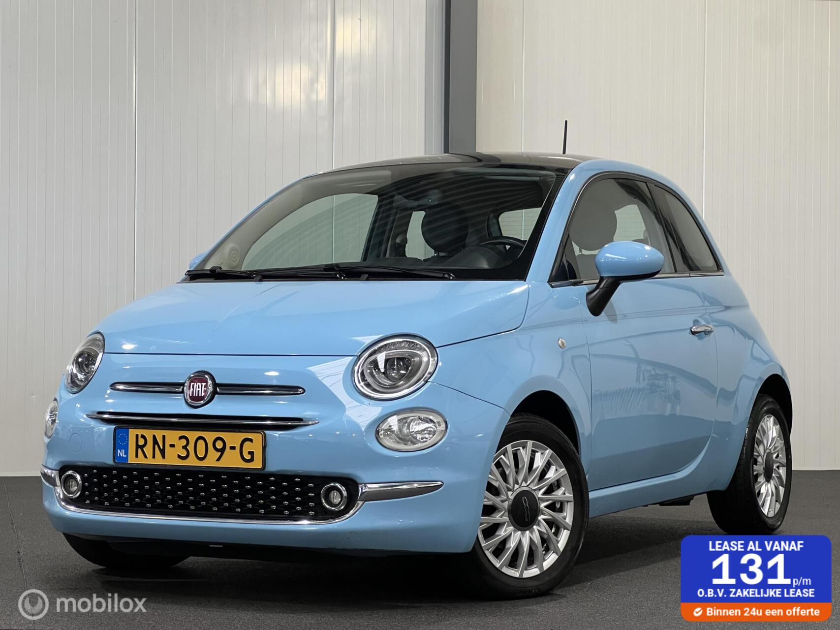 Fiat Fiat 500 1.2 Lounge [ panorama climate LM ] 2016 - voorkant