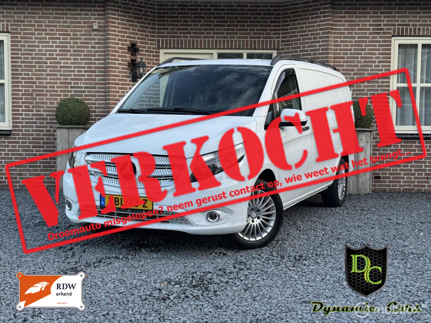 Mercedes-Benz Vito 116 CDI EUR6*Automaat*Leder*Cruise*Navi 2018 - voorkant