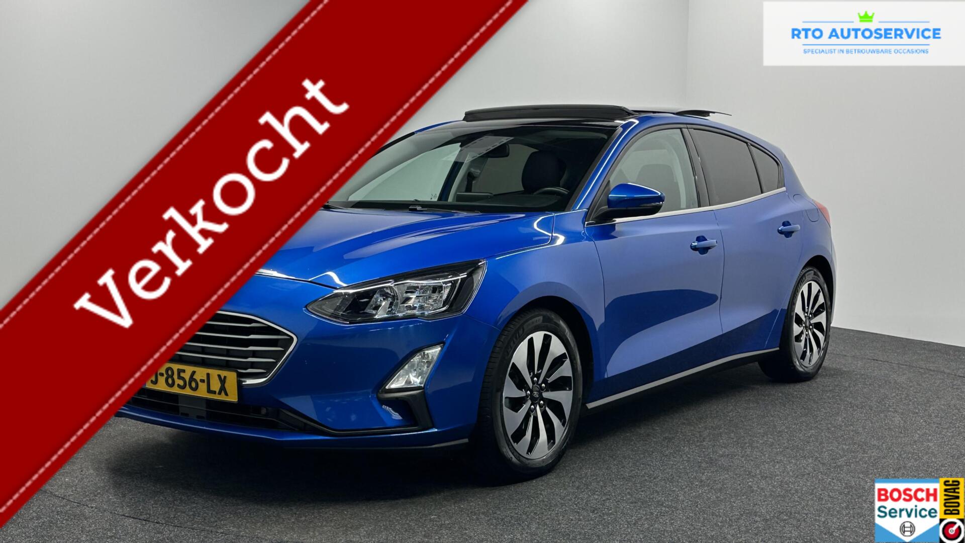 Ford Focus 1.0 EcoBoost Titanium Business PANO NAVIGATIE CAMERA TREKHAAK LM. 2020 - voorkant