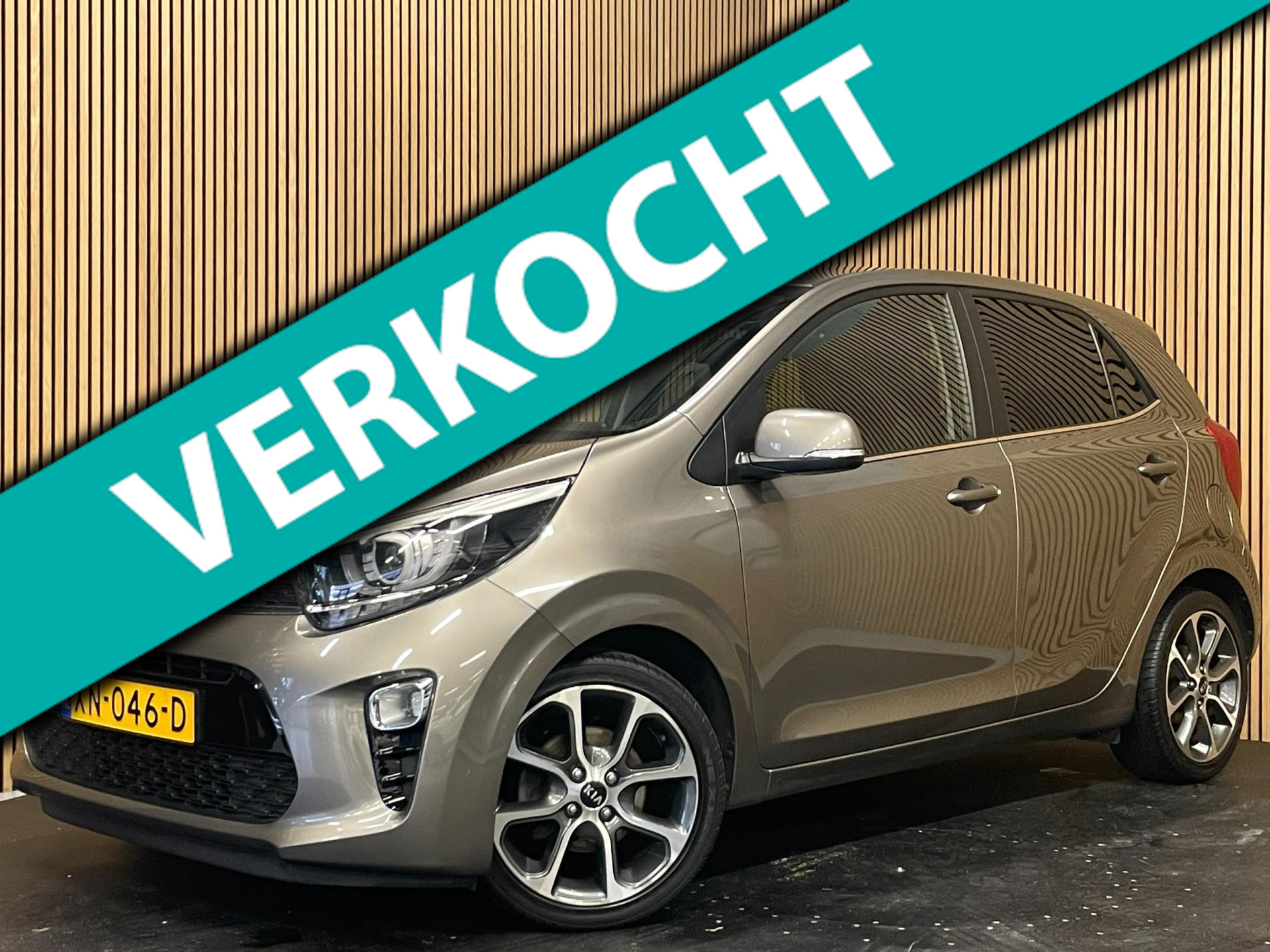 Kia Picanto 1.0 CVVT Design Edition|FULL OPTION|LEDER|CARPLAY|CAMERA|CRUISE, CLIMATE CONTROL|NL-AUTO|NAP|2e EIG.|NIEUWSTAAT| 2019 - voorkant