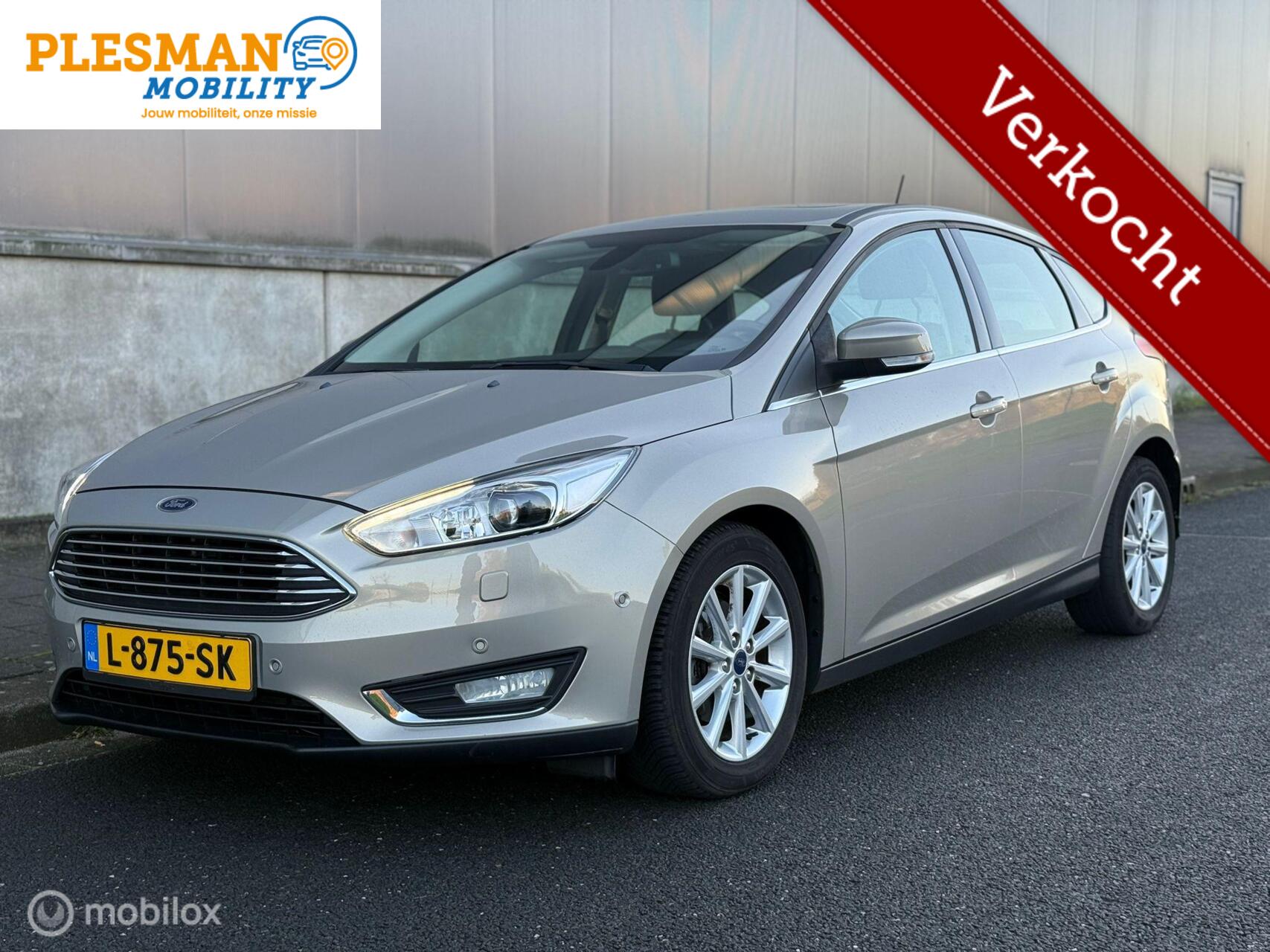 Ford Focus 1.0 Ecob. * Aut * Nwe Distributie * Onderhouden * 2018 - voorkant