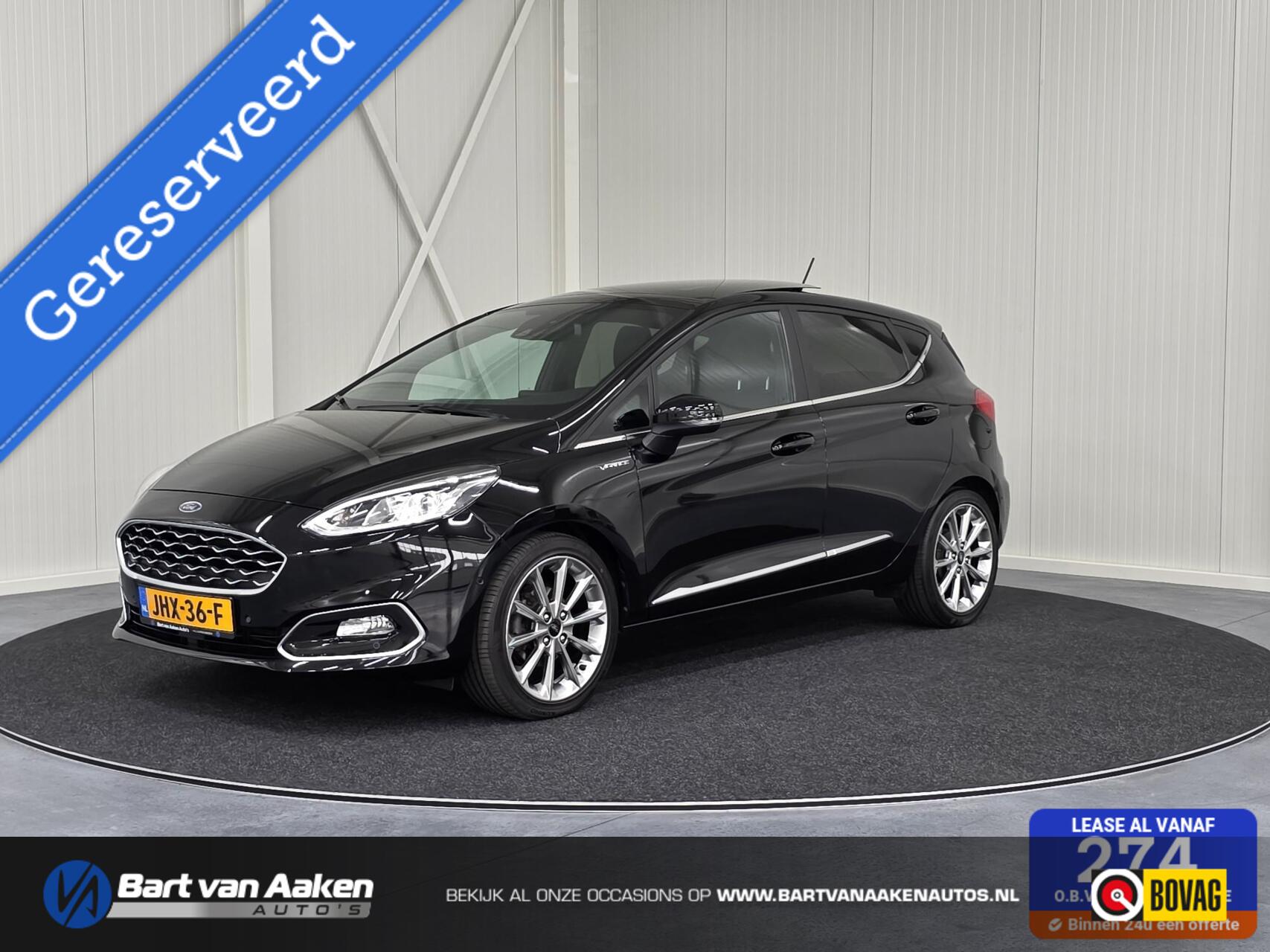 Ford Fiesta 1.0 Aut. Vignale FULL OPTIONS! Panodak Leder Keyless Camera 2019 - voorkant