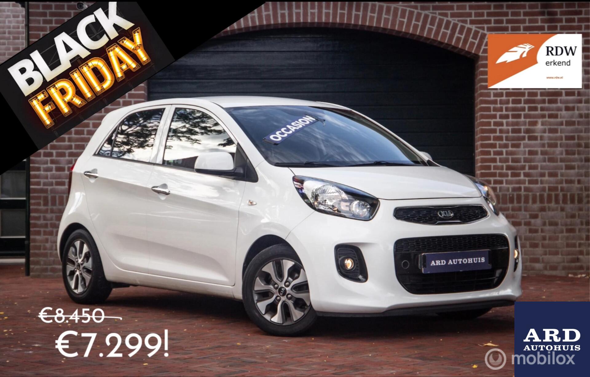 Kia Picanto 1.0 CVVT ComfortPlusLine|Cruise|AC|Blueth,|Cam| 2016 - voorkant