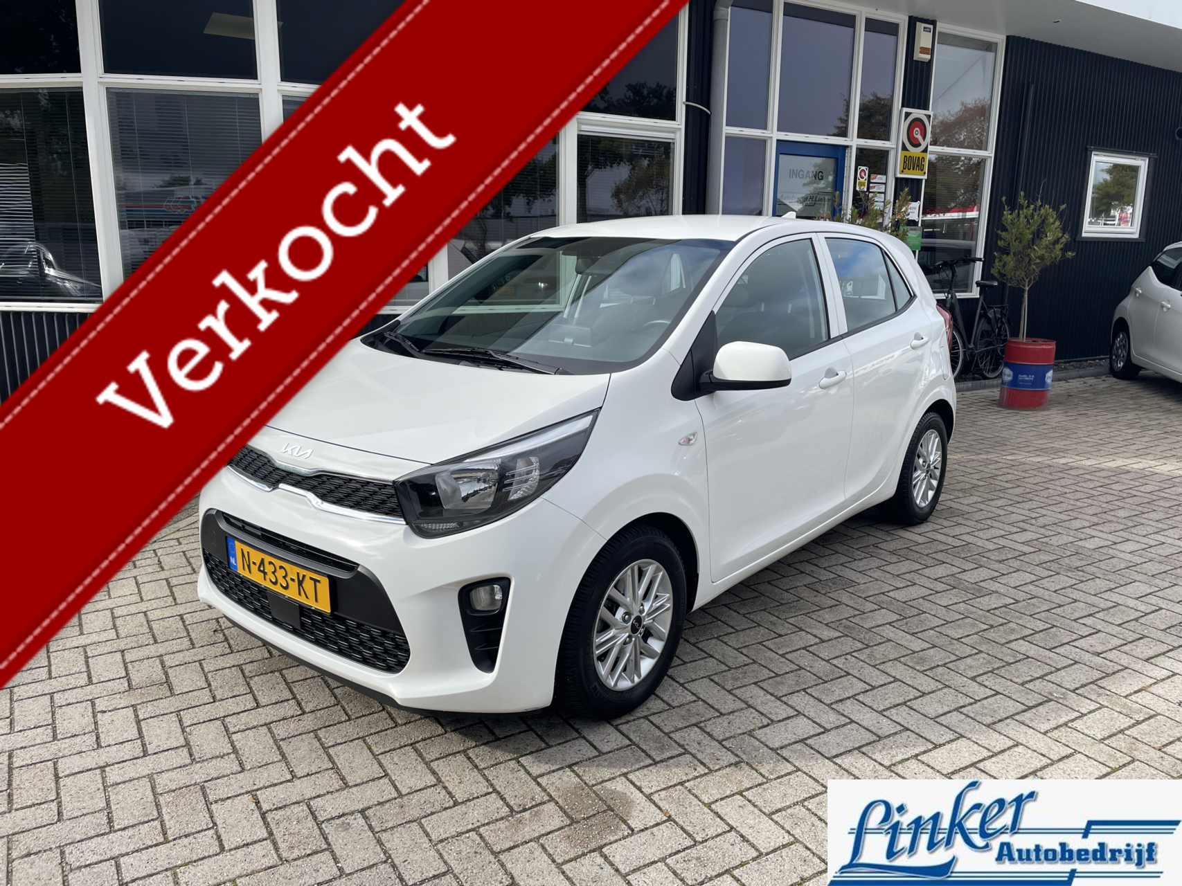 Kia Picanto 1.0 DPi DynamicLine - NL-AUTO APPLE CARPLAY CAMERA AIRCO 2021 - voorkant