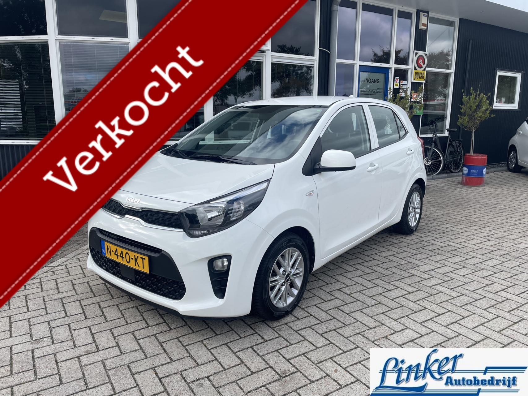 Kia Picanto 1.0 DPi DynamicLine - NL-AUTO CAMERA AIRCO CARPLAY 2021 - voorkant