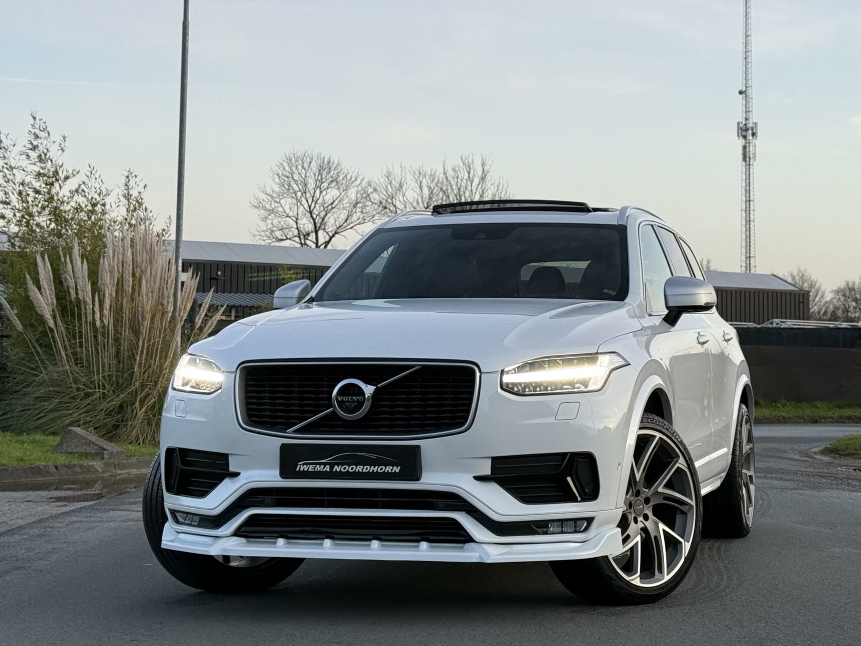 Volvo Xc90 2.0 D5 AWD R-Design 7P Bowers&Wilkins|Luchtvering|Camera 360°|Panoramadak|Stuurverw.|Head Up|Keyless 2016 - voorkant