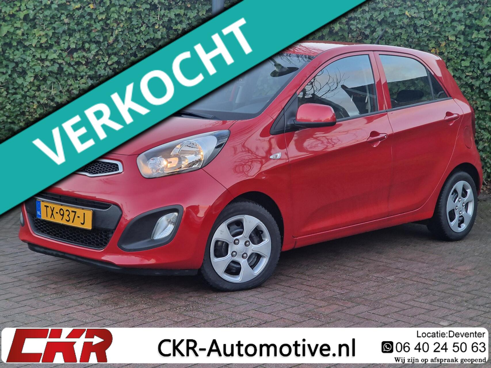 Kia Picanto 1.0 /Airco/ Elektr ramen/ VERKOCHT!!! 2012 - voorkant