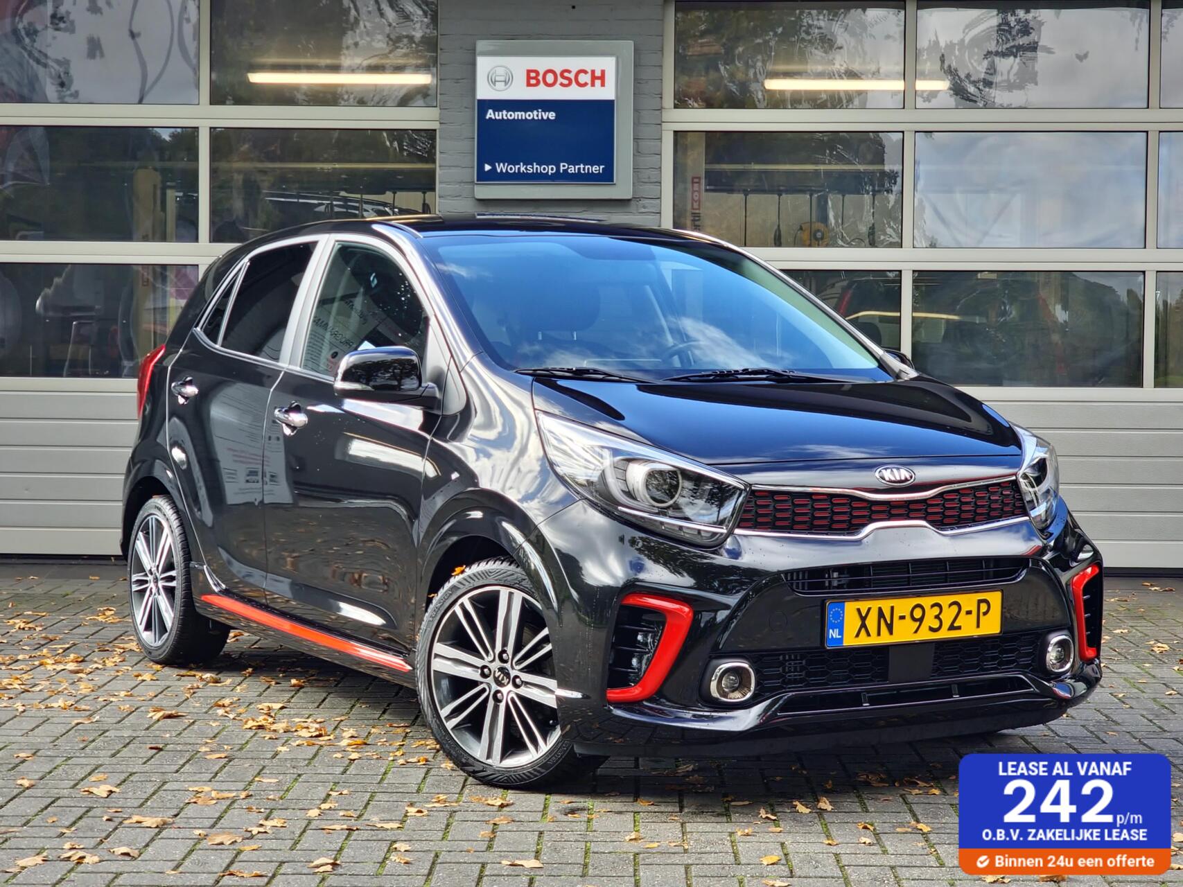 Kia Picanto 1.0 T-GDI GT-Line 100PK! Cruise|Clima|Stoel&Stuurverwarming|Getint-glas|15.966KM 2019 - voorkant